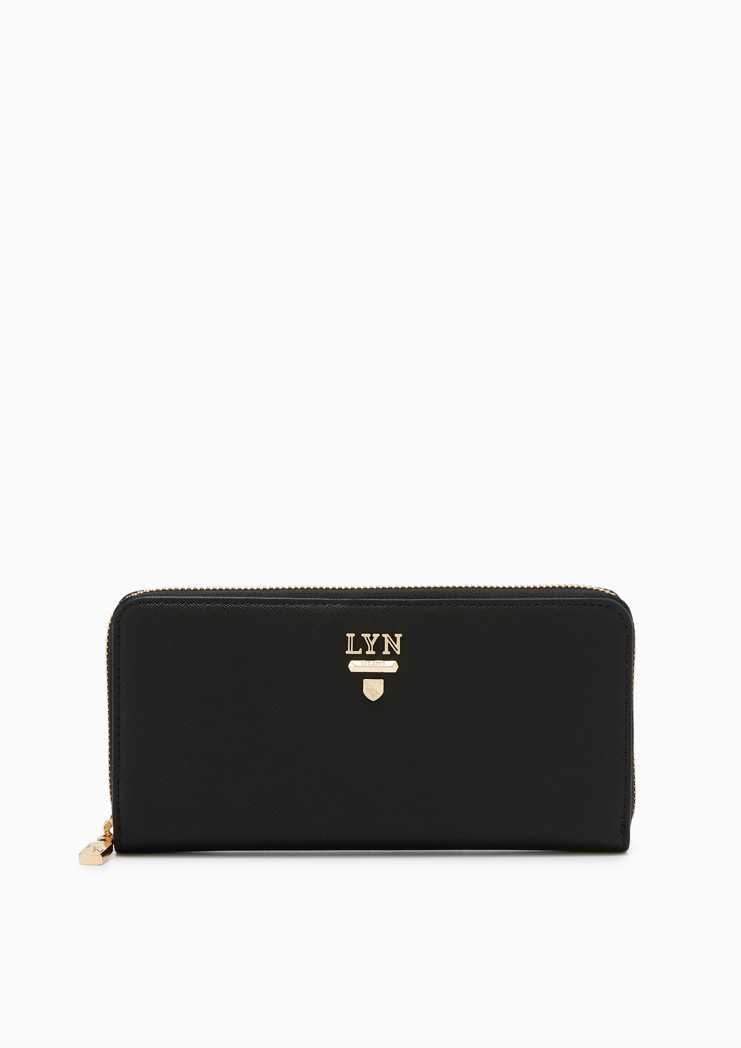 Re-Edit Marble Long Wallet Black - Lyn TH