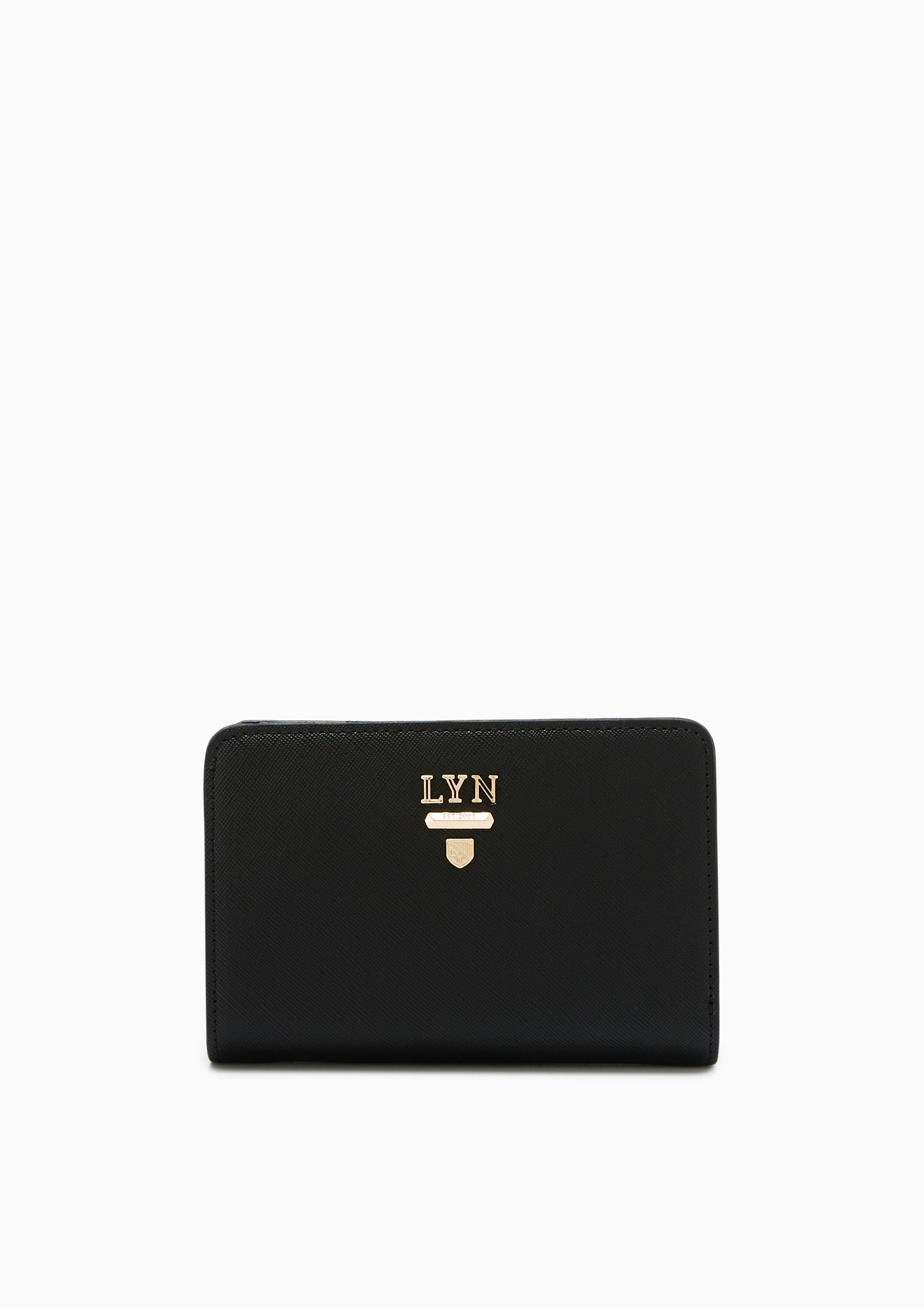 Re-Edit Marble Semi Long Wallet Black - Lyn TH