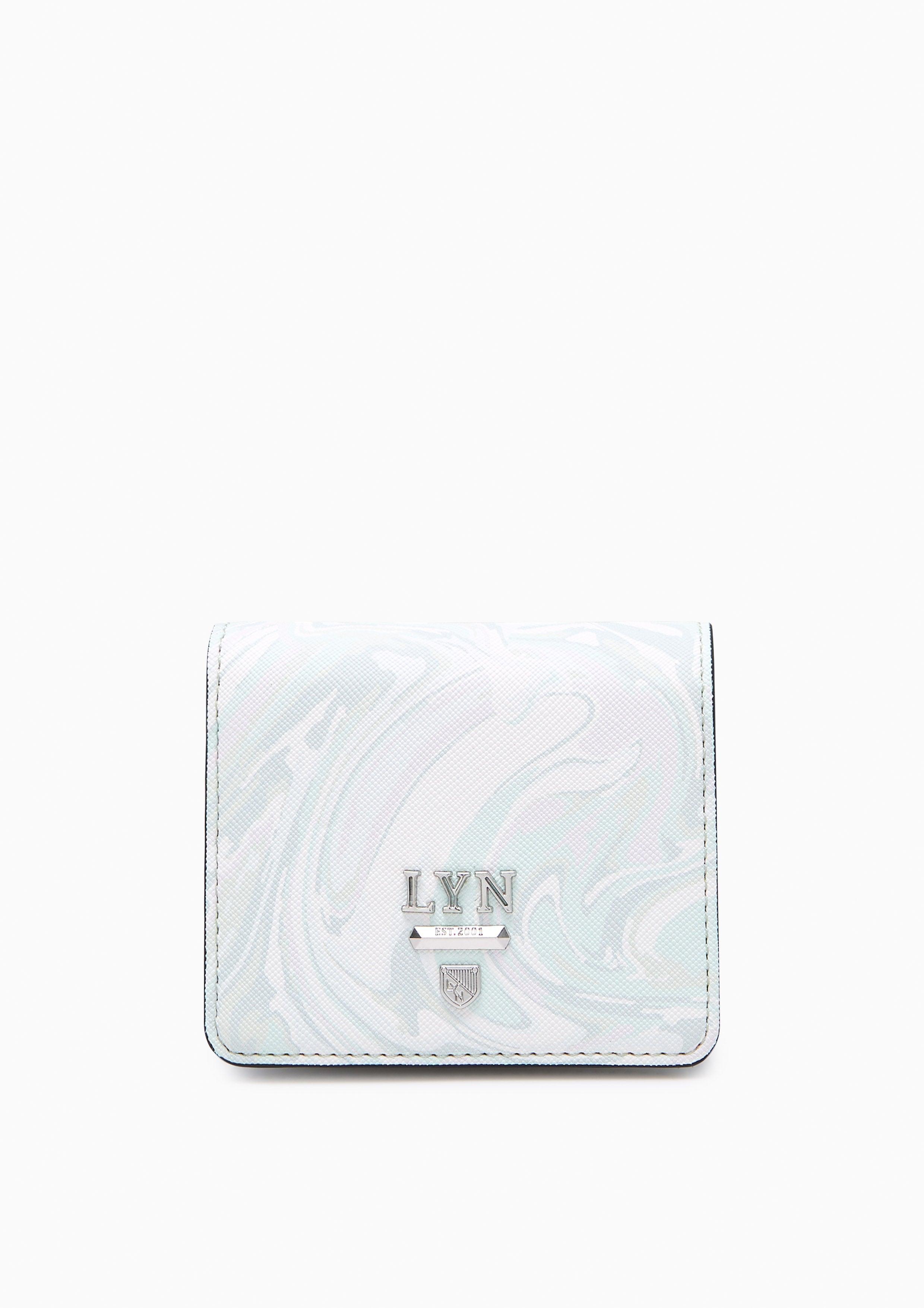 Re-Edit Marble Short Wallet Green - Lyn TH