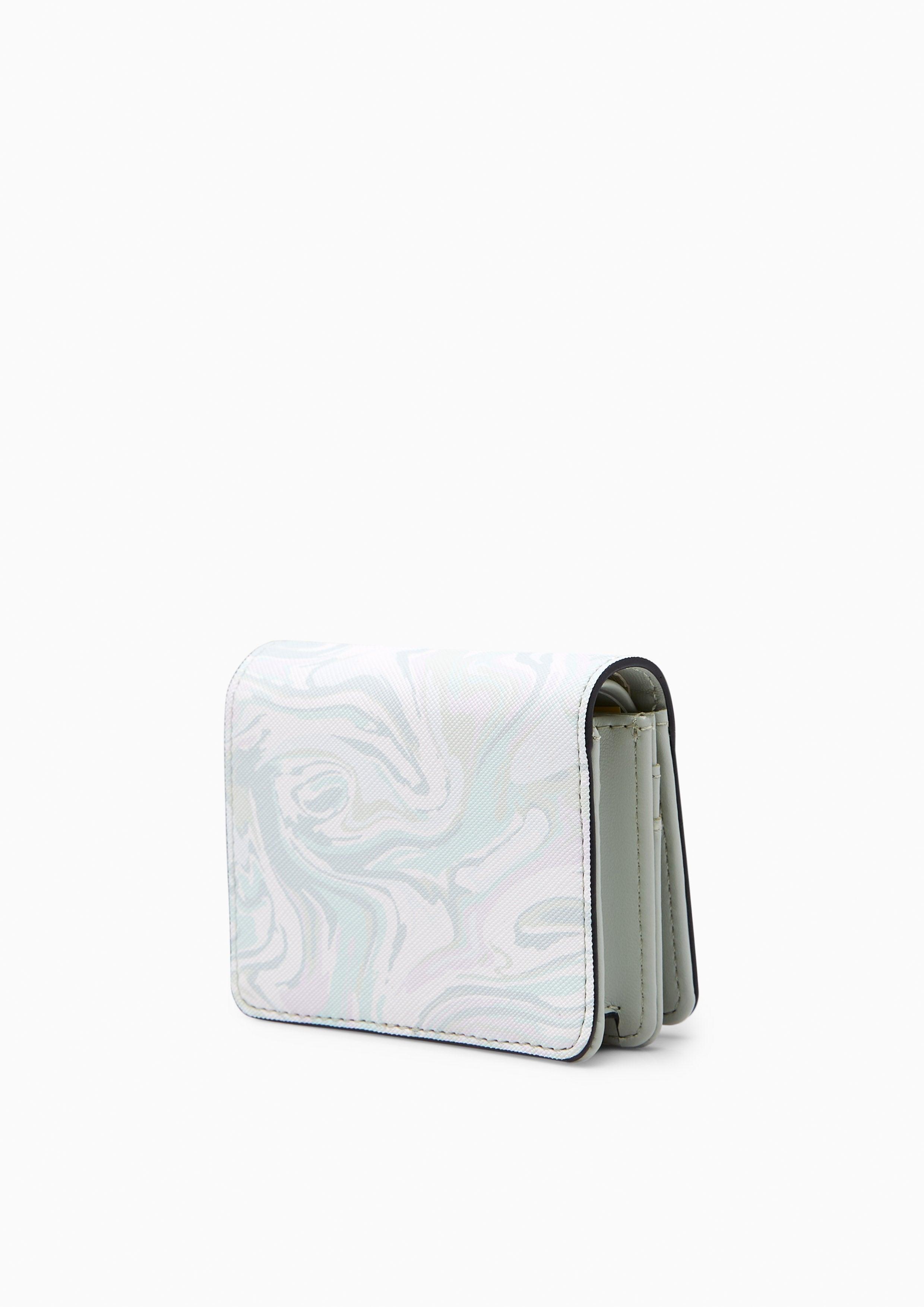 Re-Edit Marble Short Wallet Green - Lyn TH