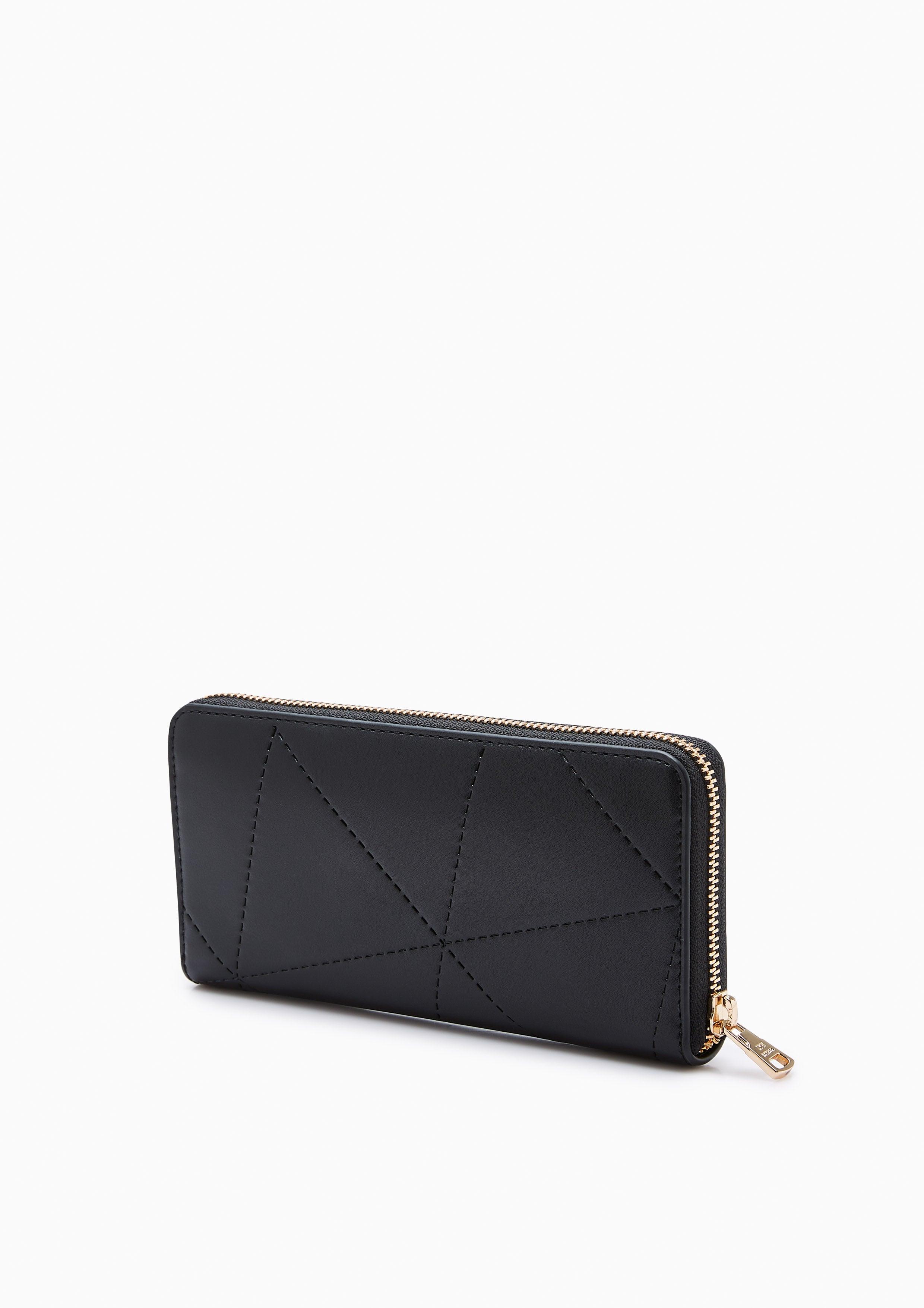 Prisma Long Zip Wallet Black