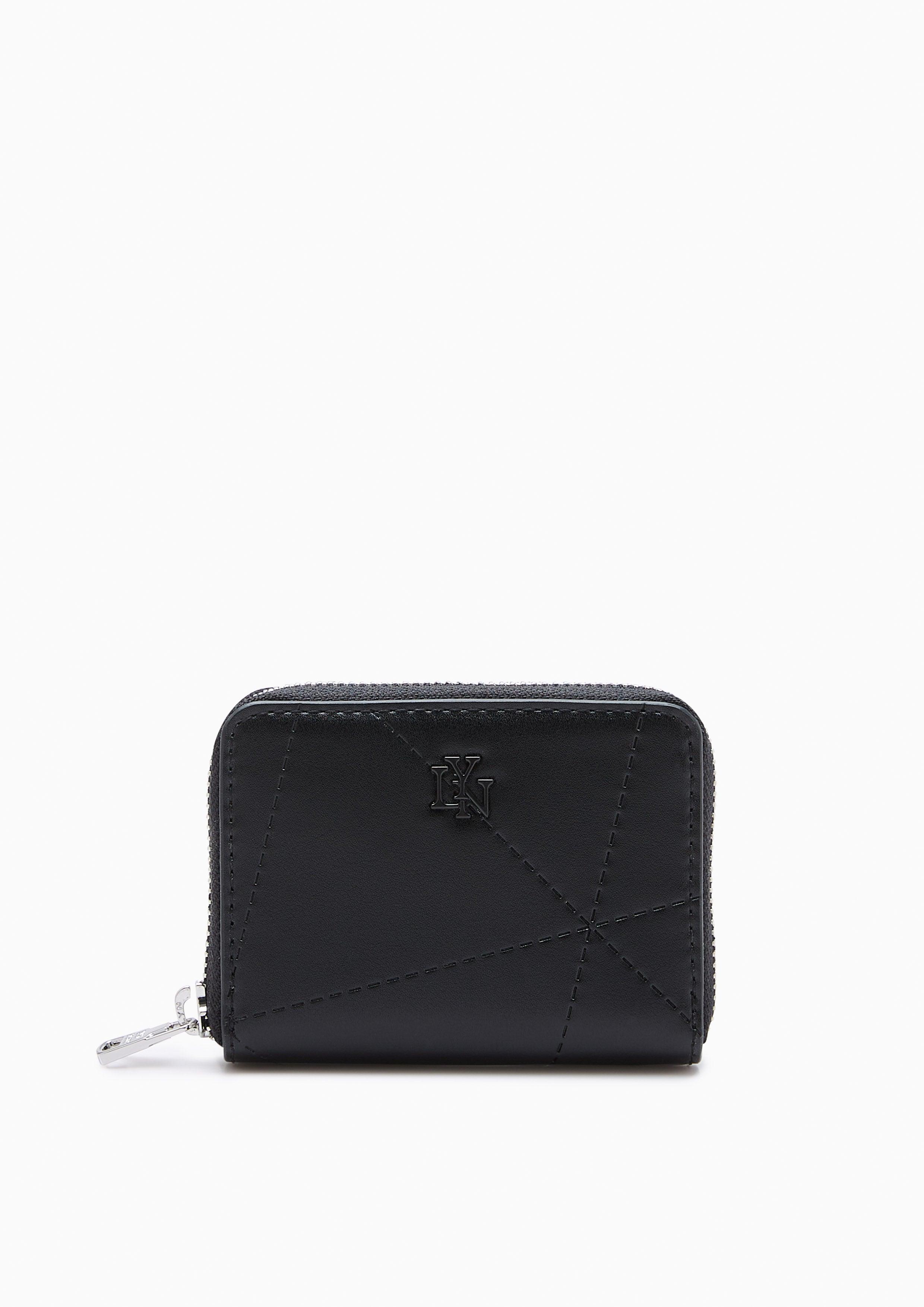 Prisma Short Zip Wallet Black