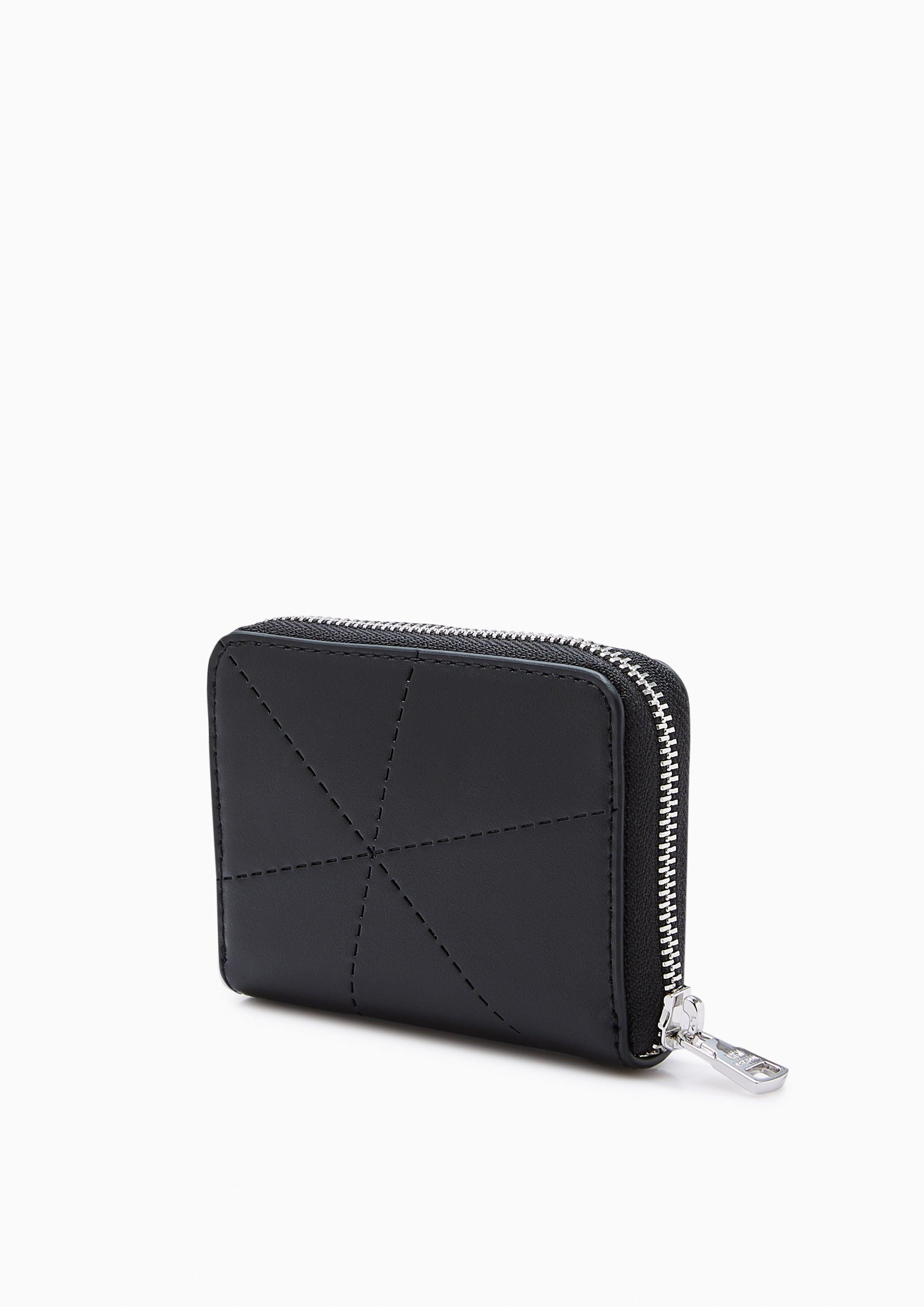 Prisma Short Zip Wallet Black