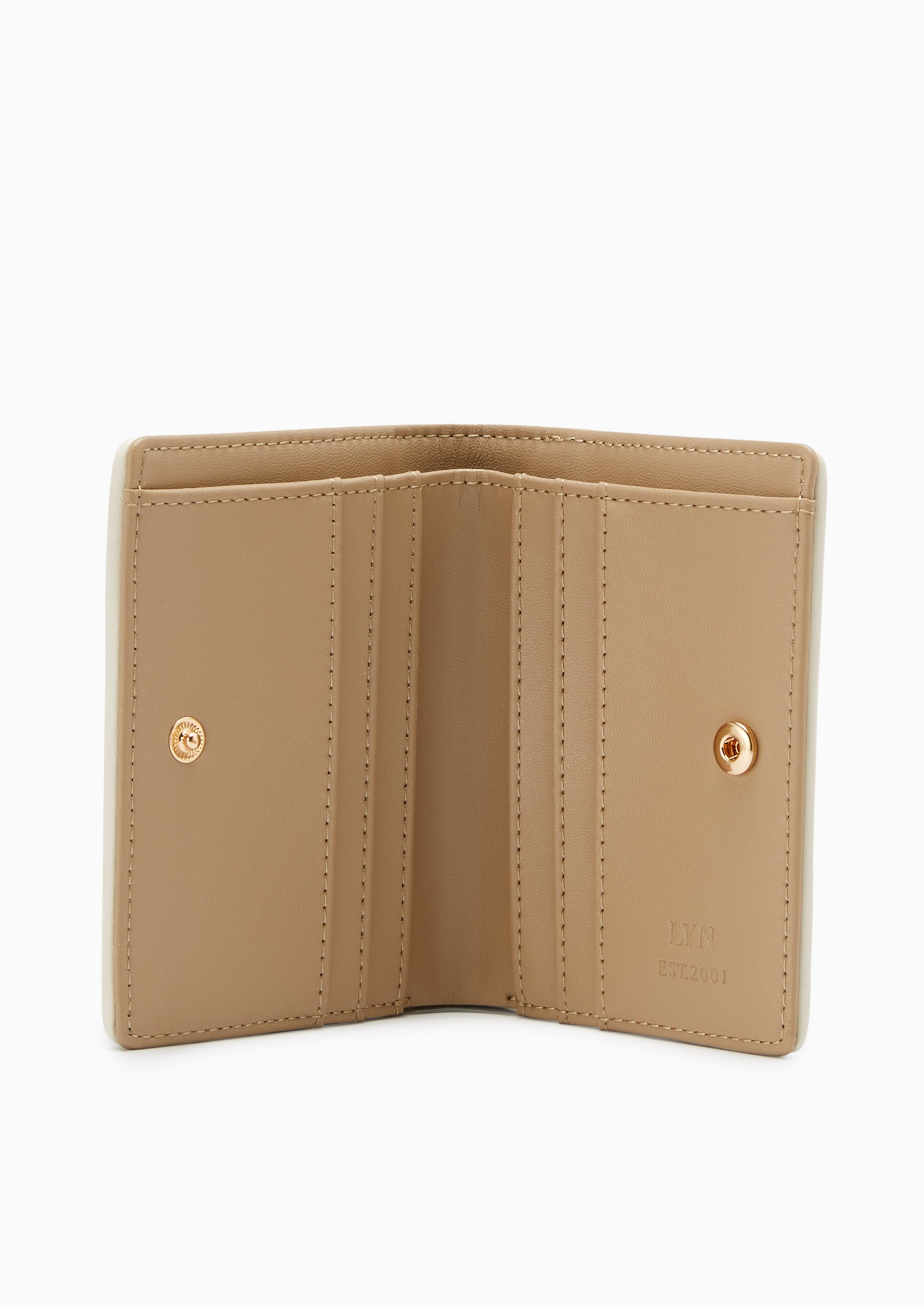 Vera Short Wallet Beige - Lyn TH