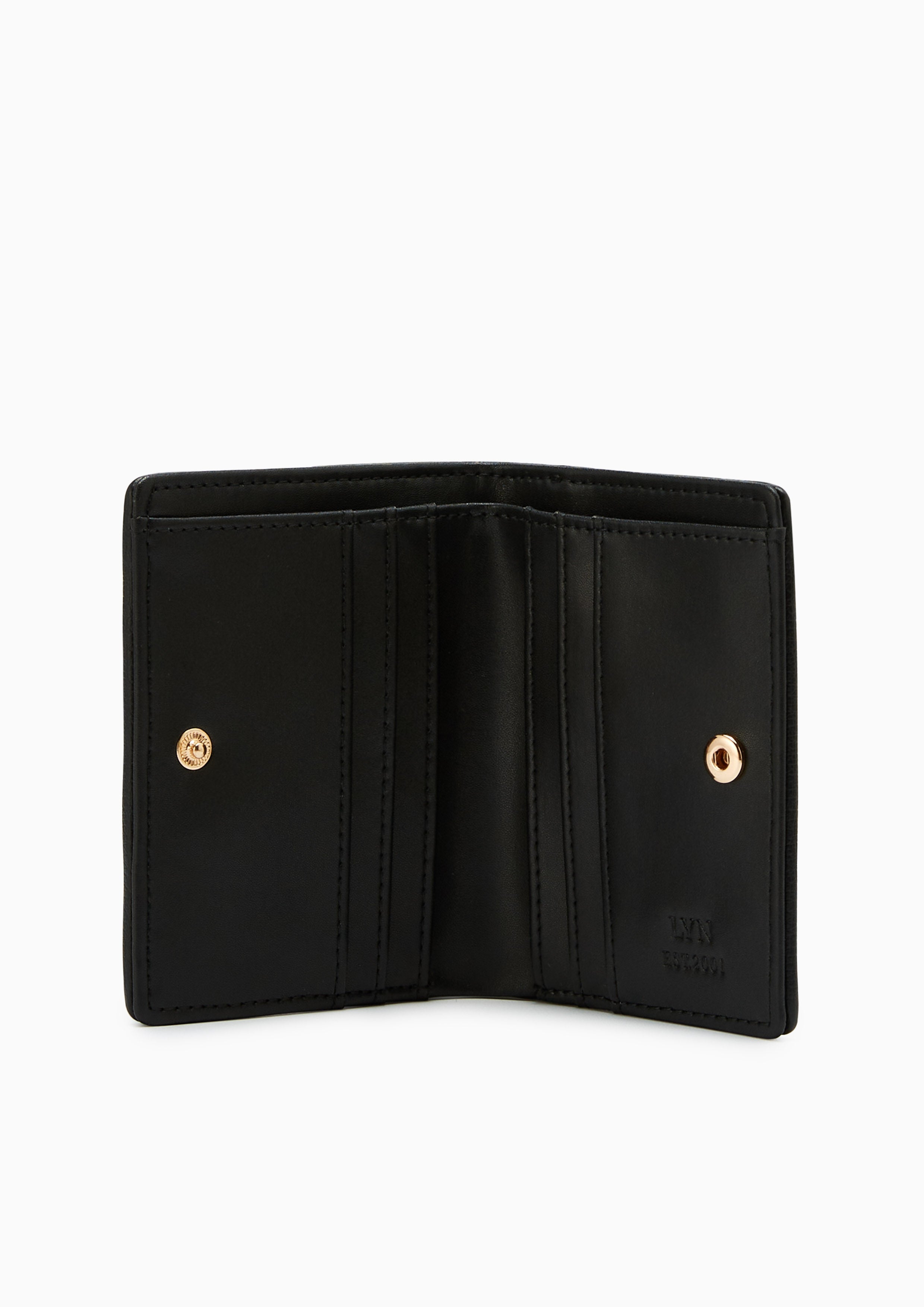 Vera Short Wallet Black - Lyn TH