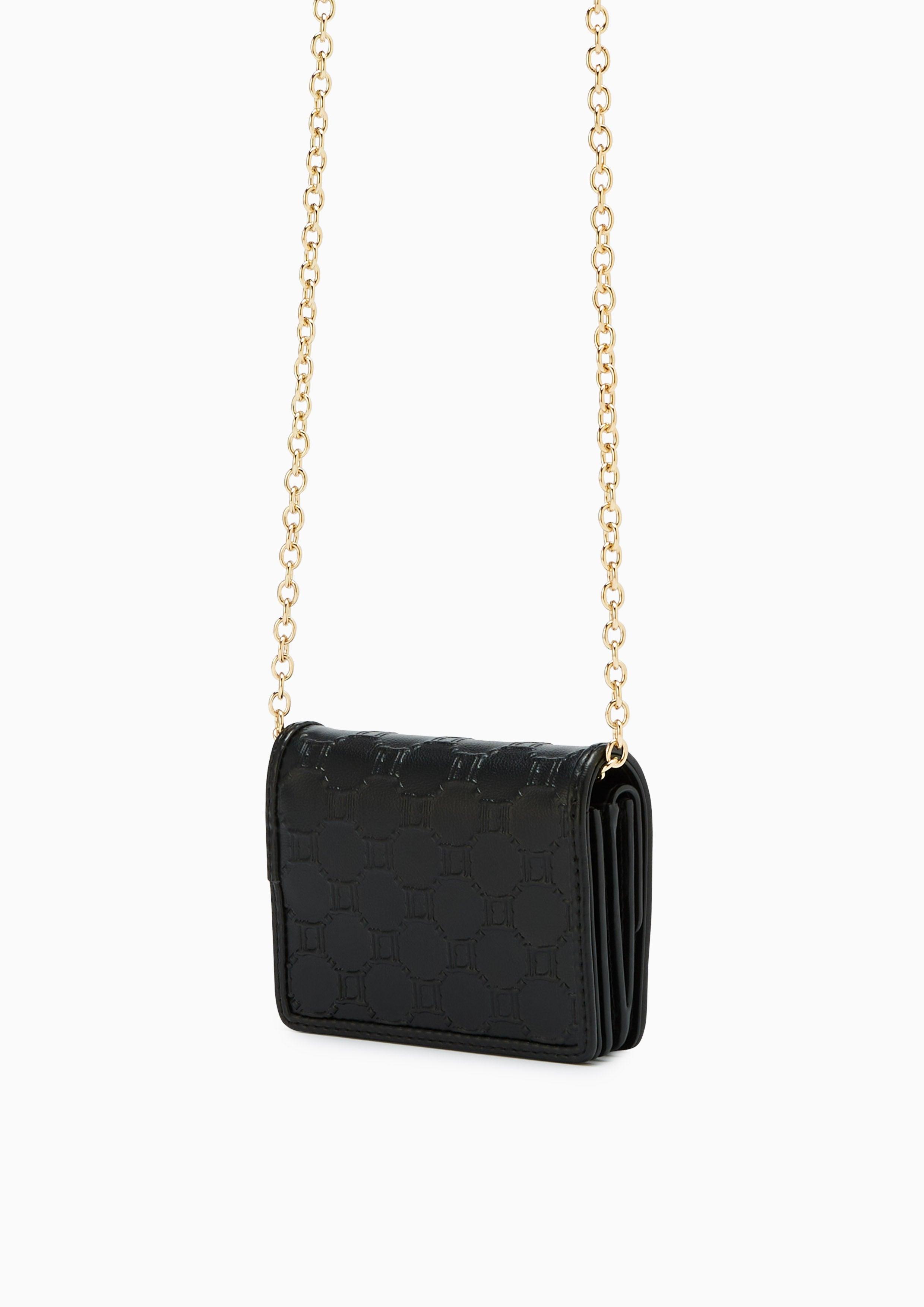 Letitita Short Wallet On Chain Black