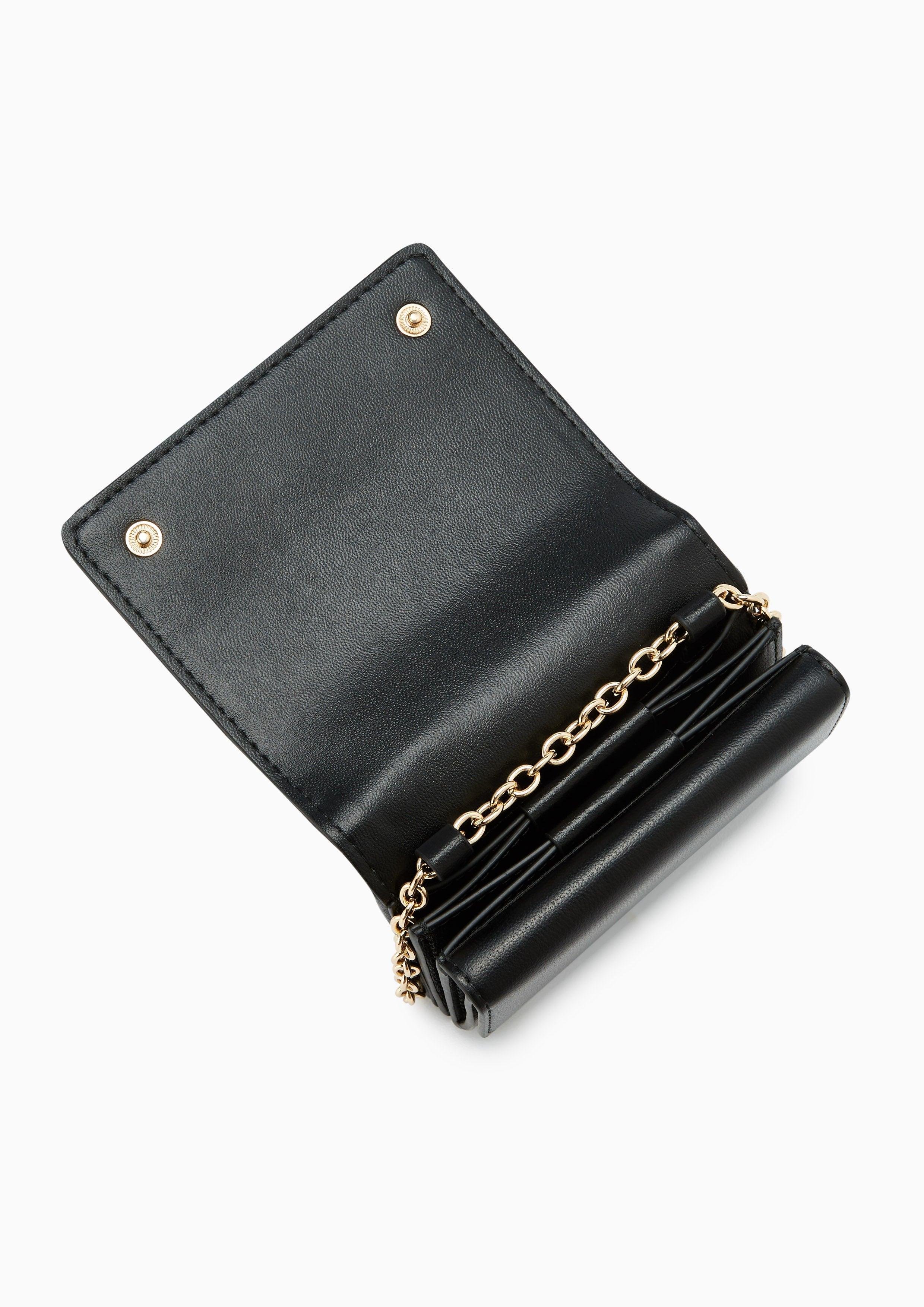 Letitita Short Wallet On Chain Black