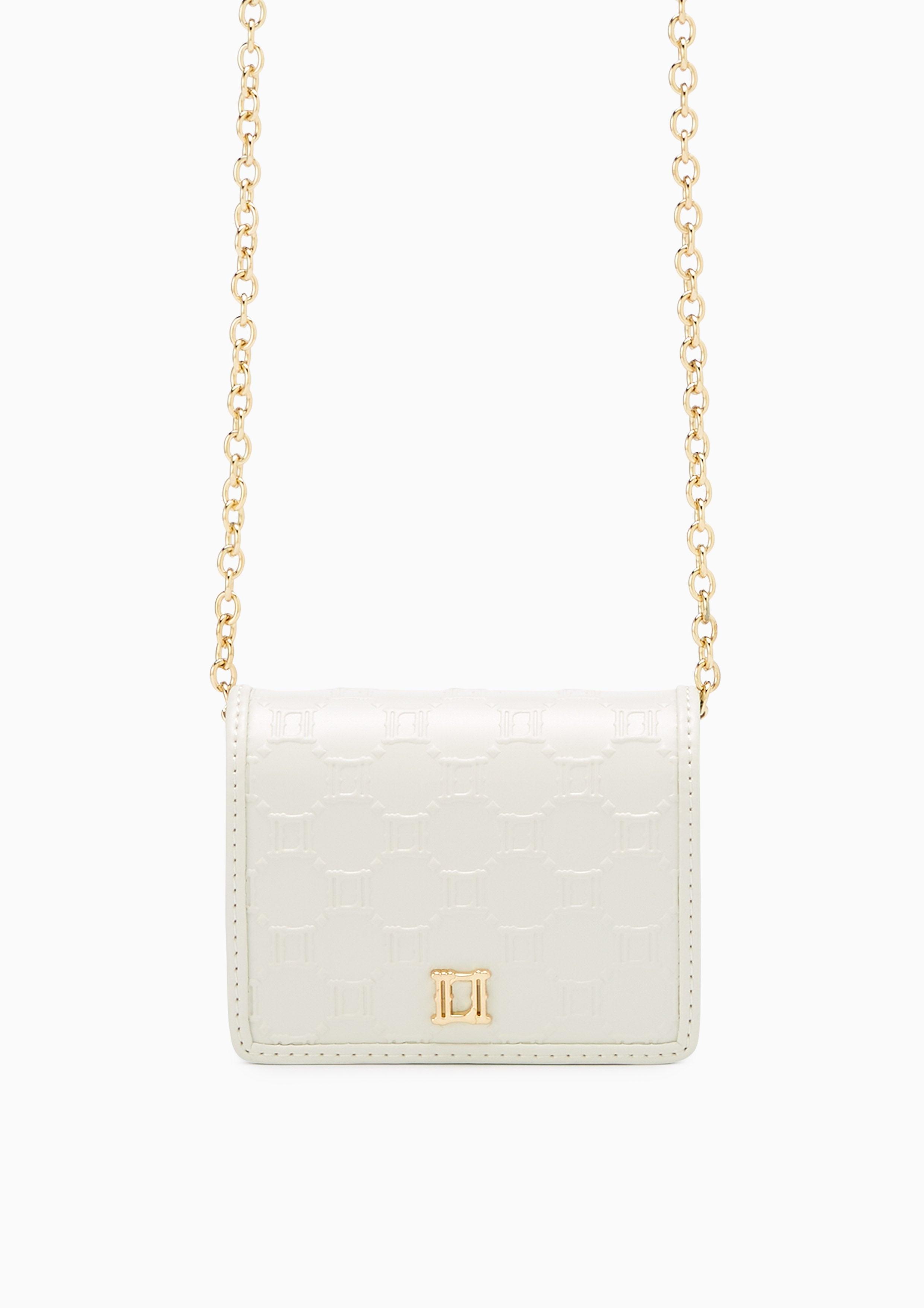 Letitita Short Wallet On Chain Off-White