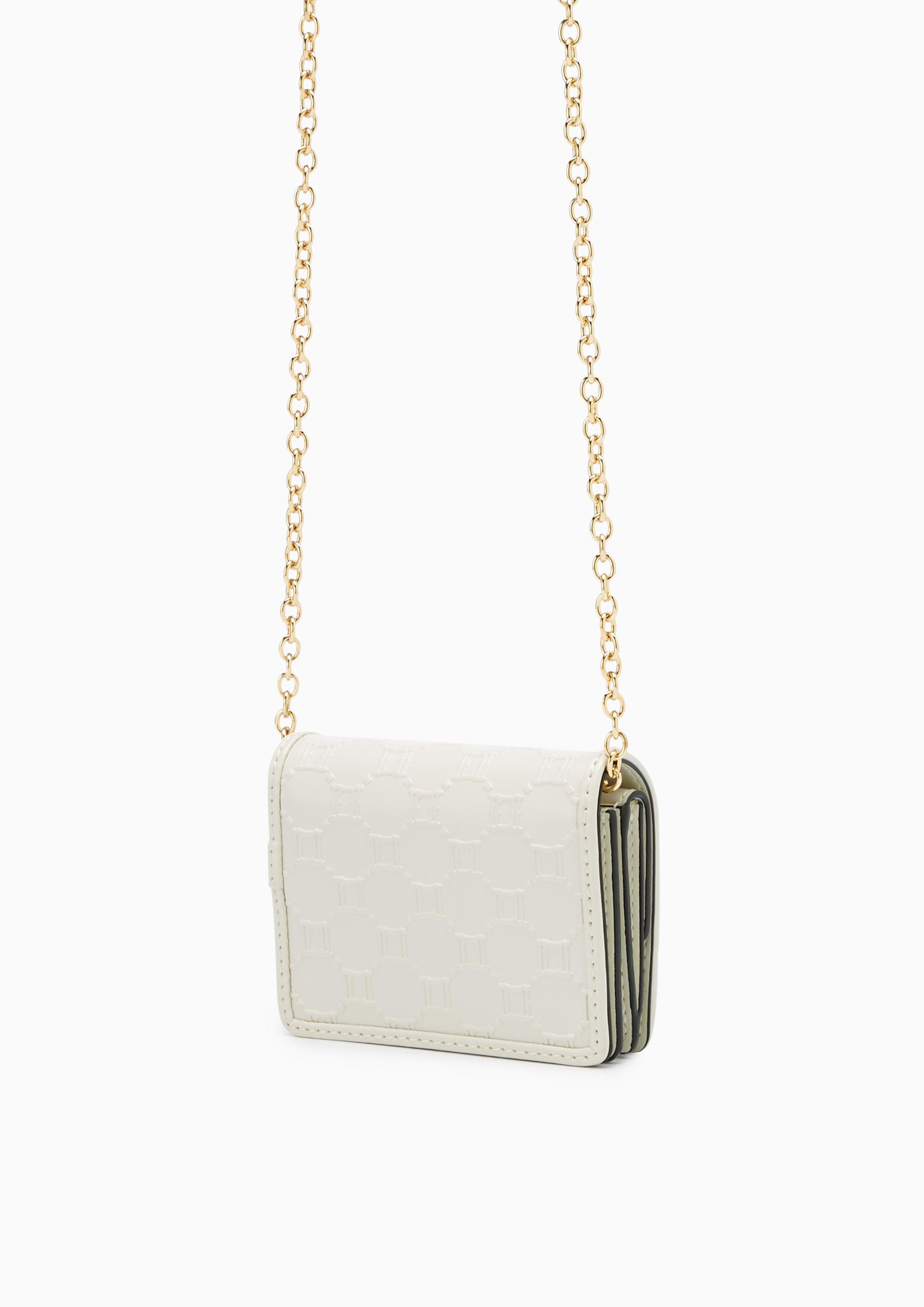 Letitita Short Wallet On Chain Off-White