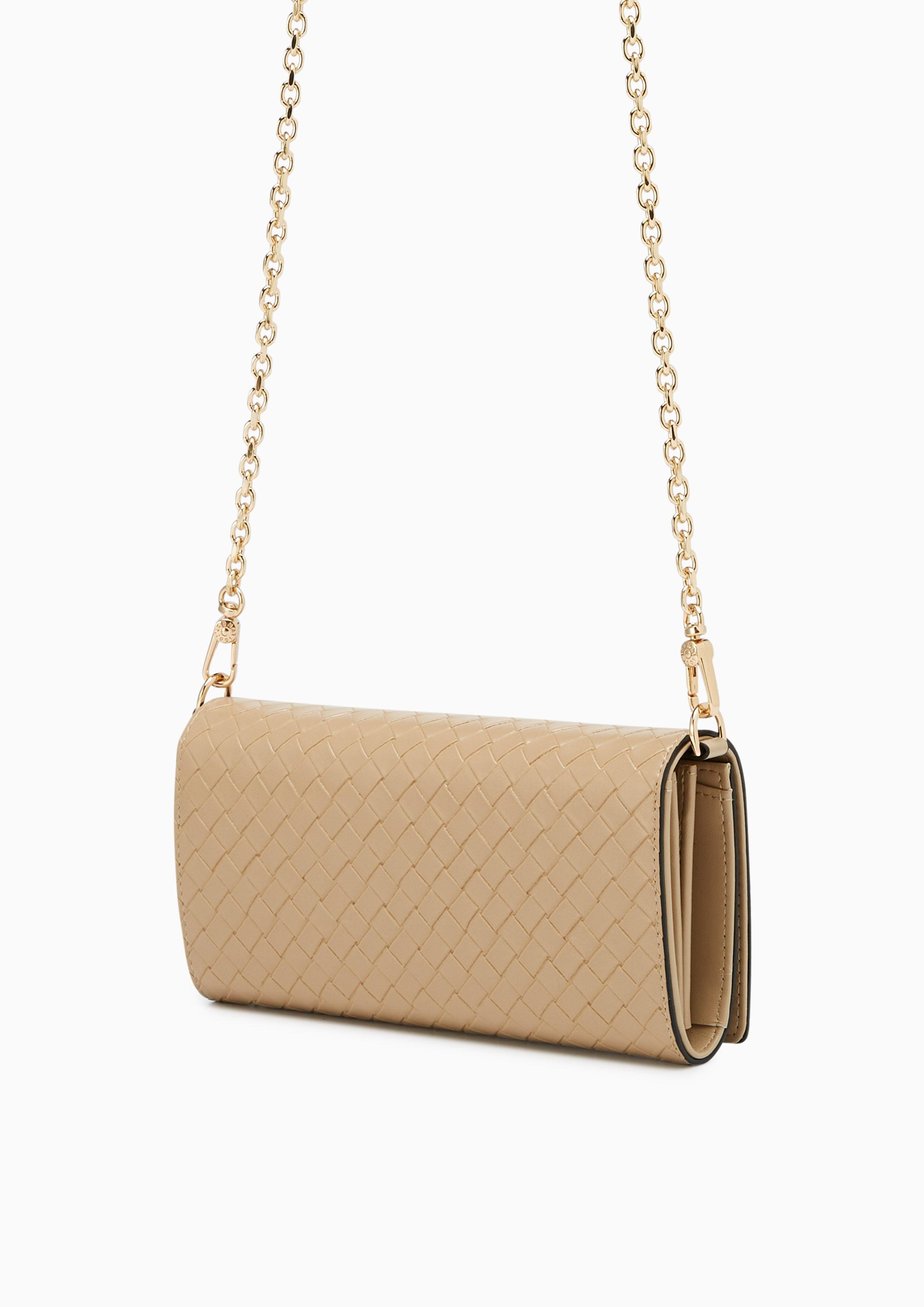 Celestia Long Wallet On Chain Beige