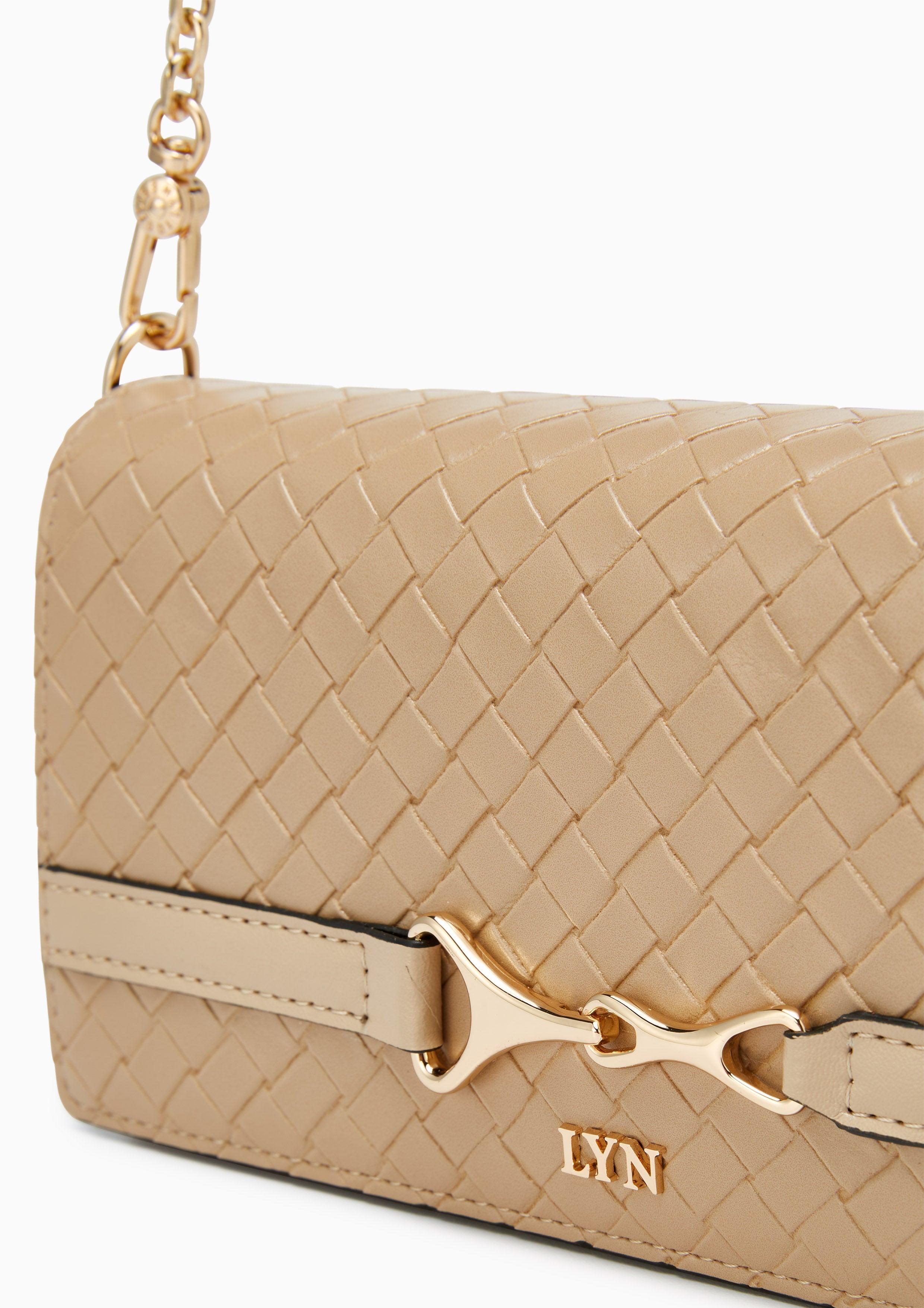 Celestia Long Wallet On Chain Beige