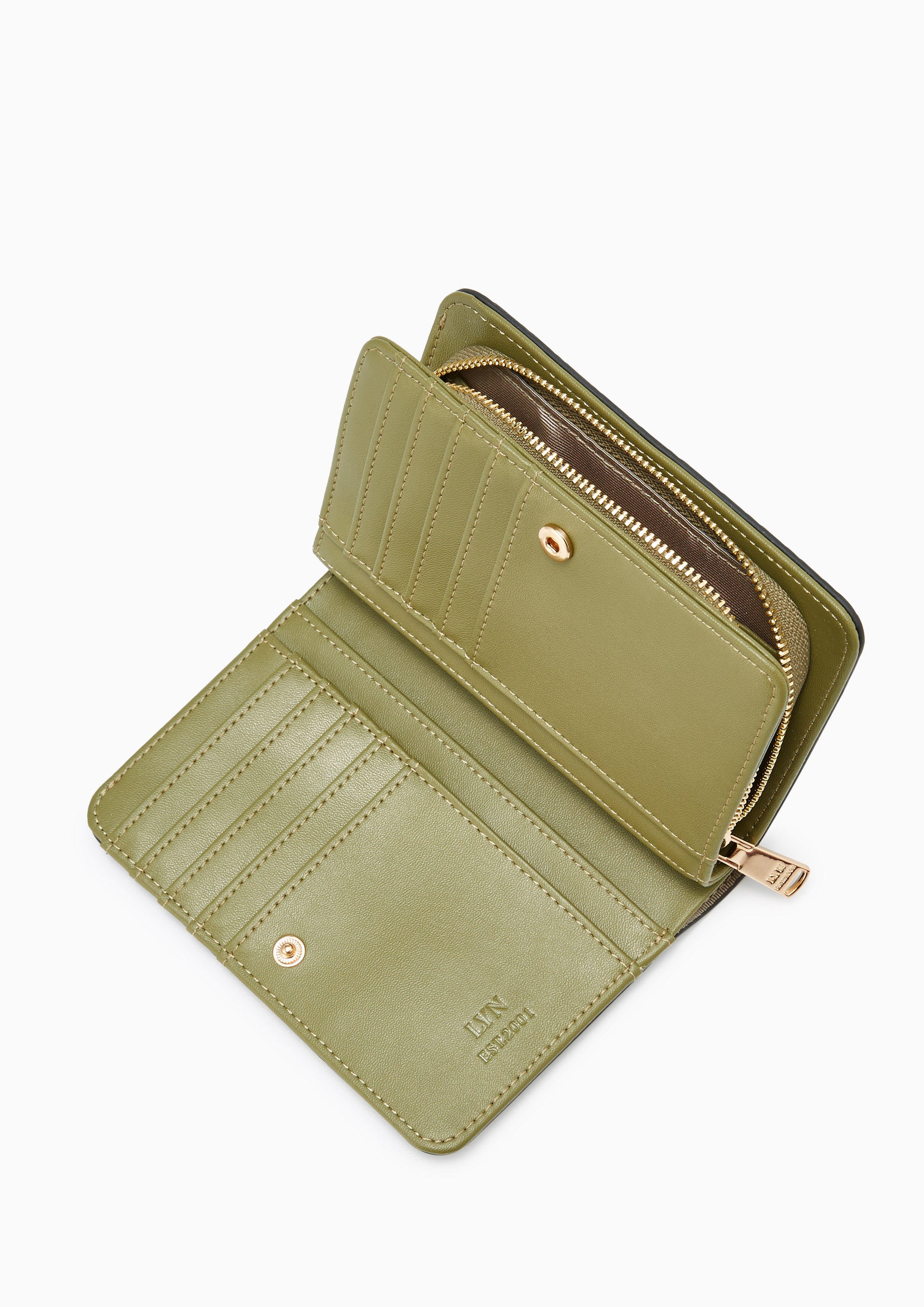 Celestia Semi Short Wallet Green