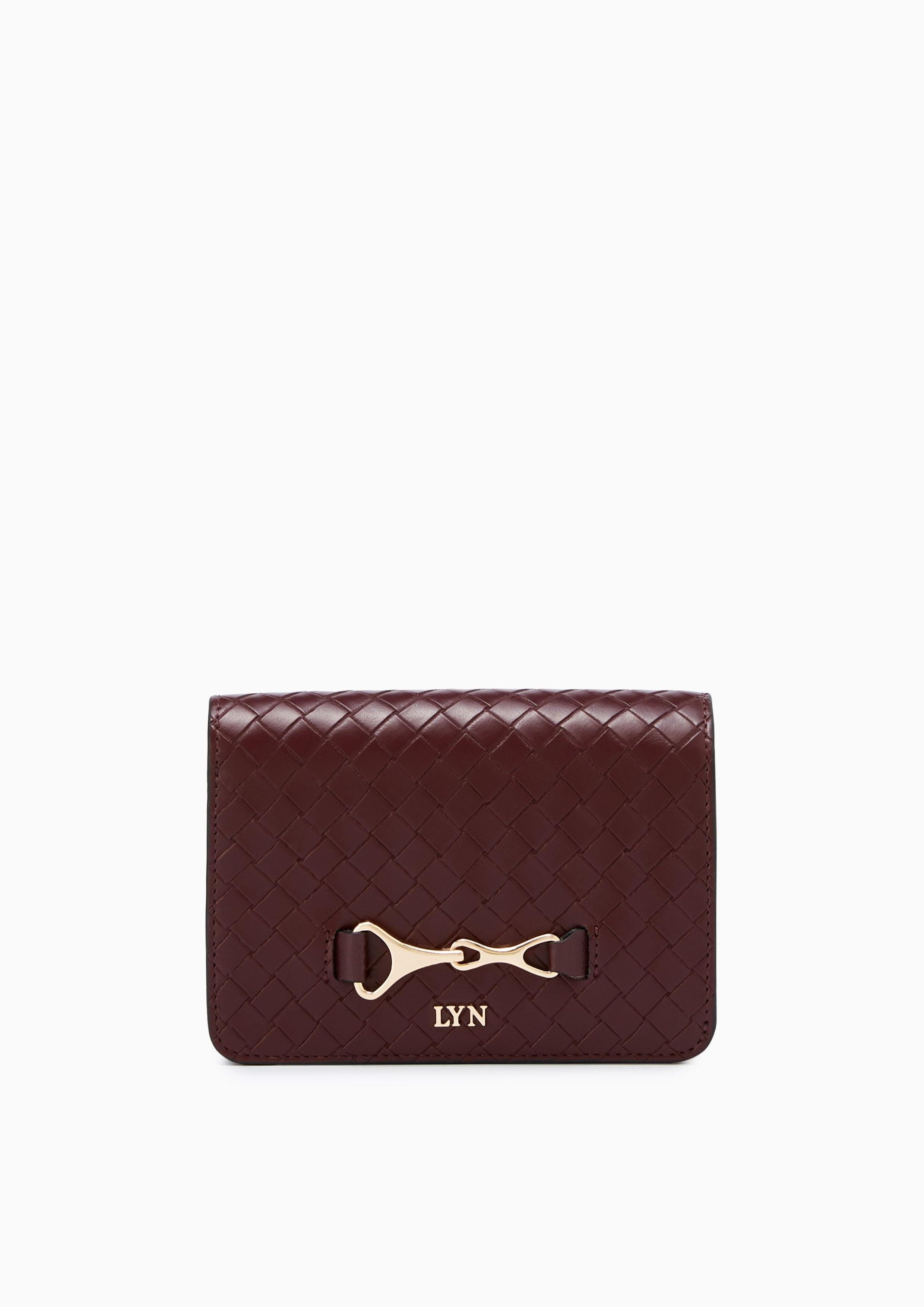 Celestia Semi Short Wallet Dark Red