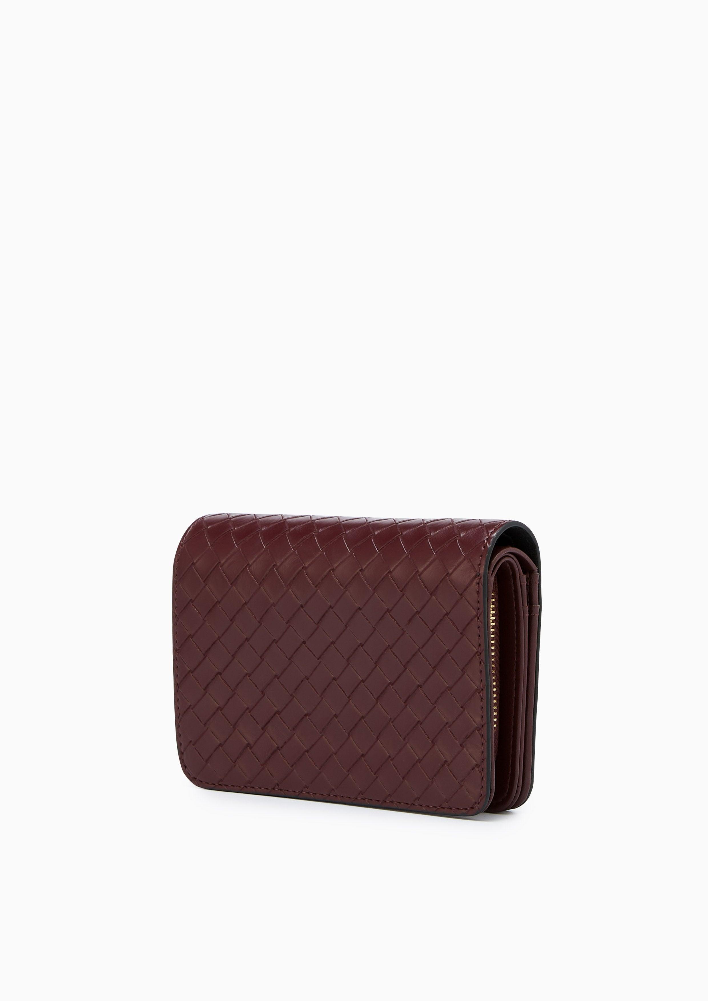 Celestia Semi Short Wallet Dark Red