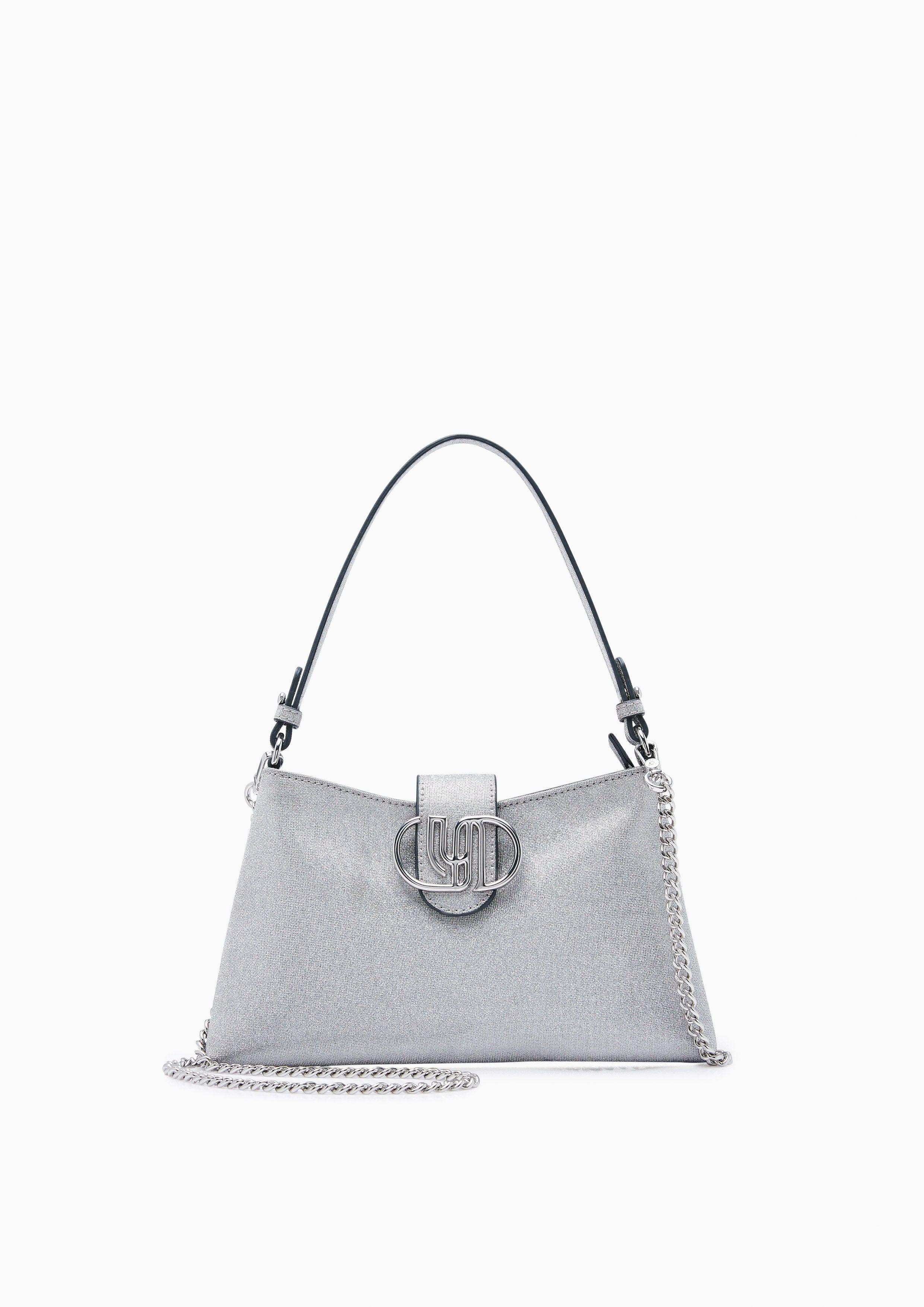 Juietta Glitz Inf Shoulder Bag M Dark Grey