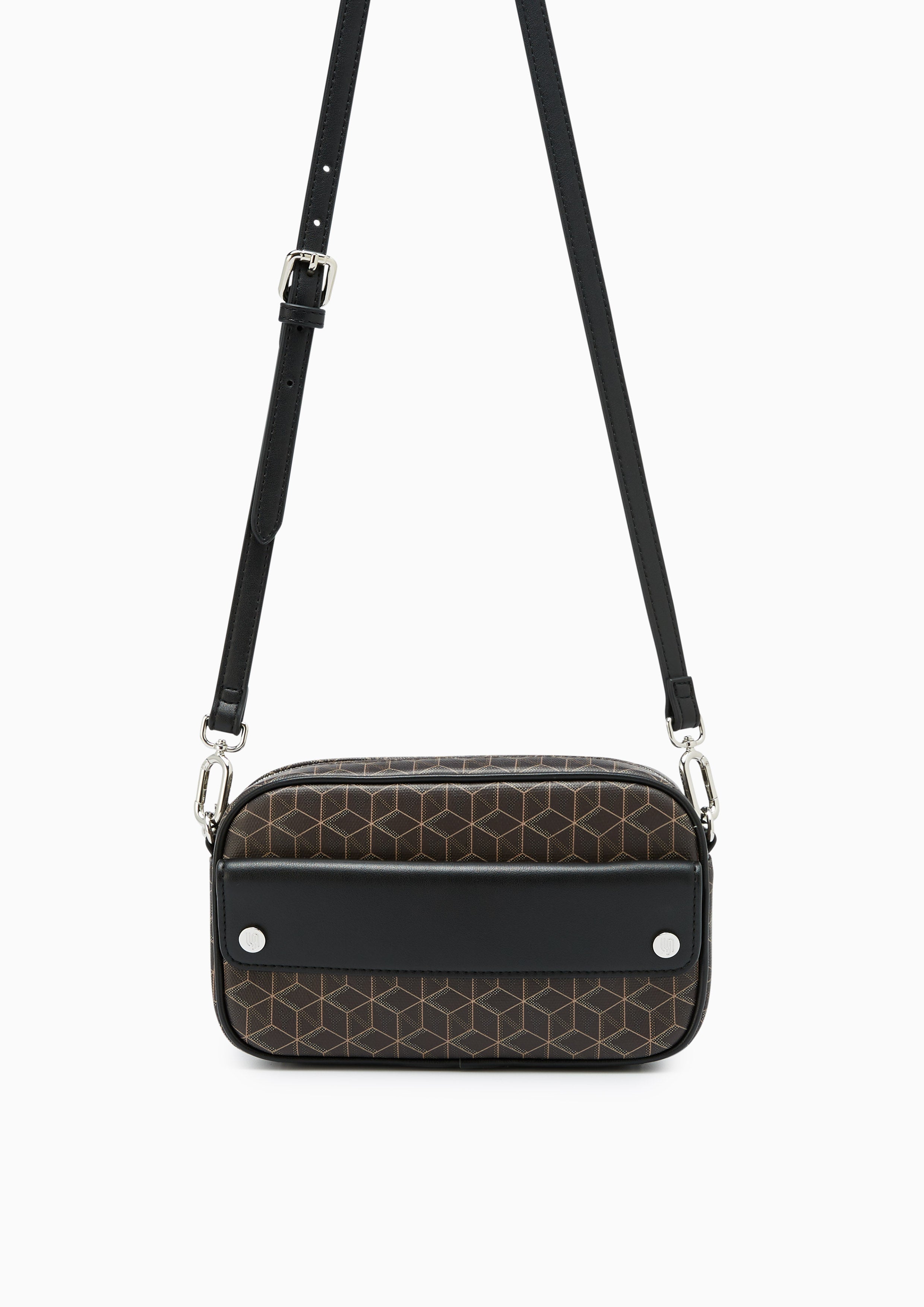 Solomon Infinite Messenger Crossbody Bag Black - Lyn TH