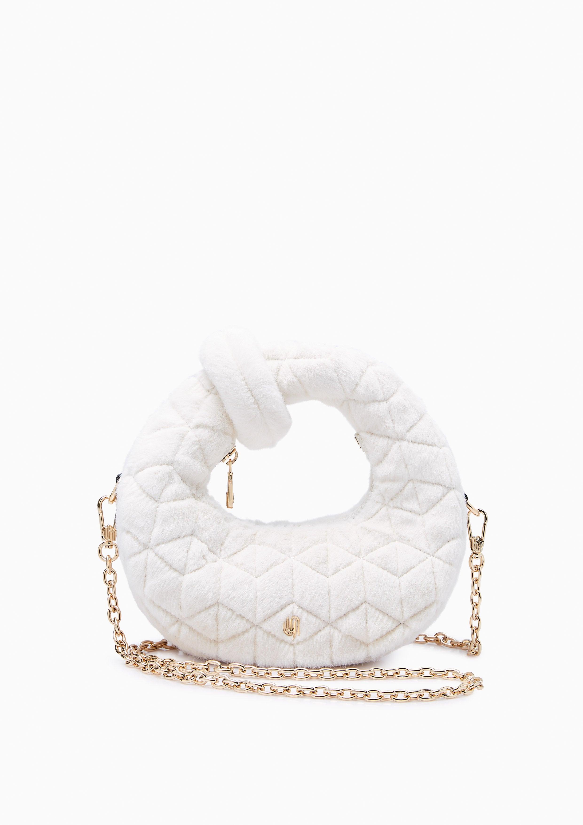 Abbey Fur Inf Crossbody Bag Beige - Lyn Thailand Official Website