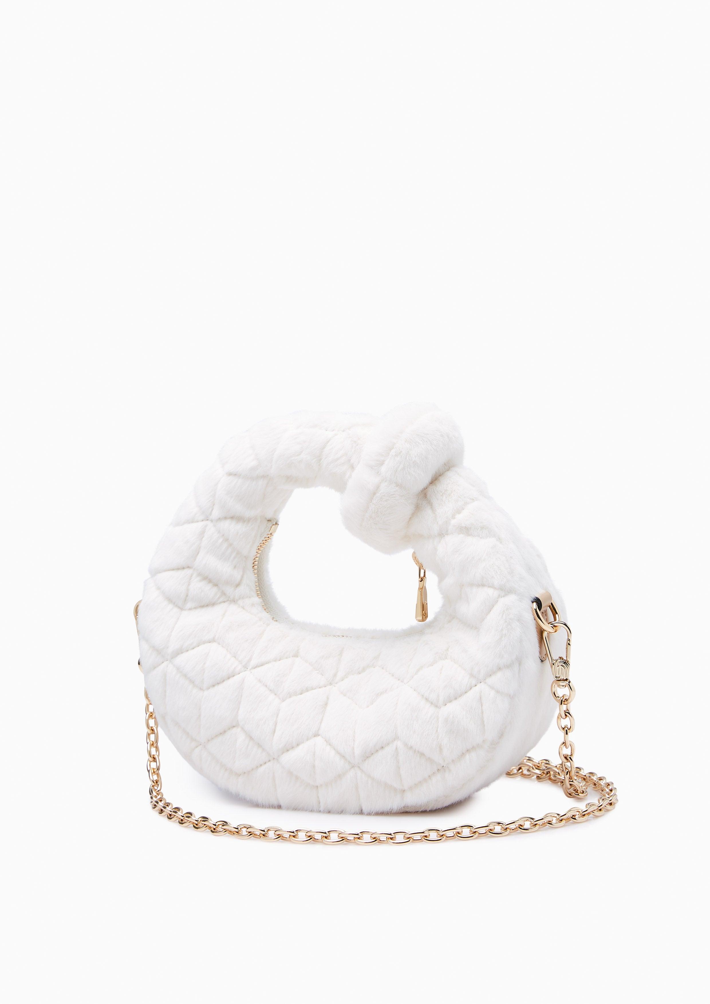 Abbey Fur Inf Crossbody Bag Beige - Lyn Thailand Official Website