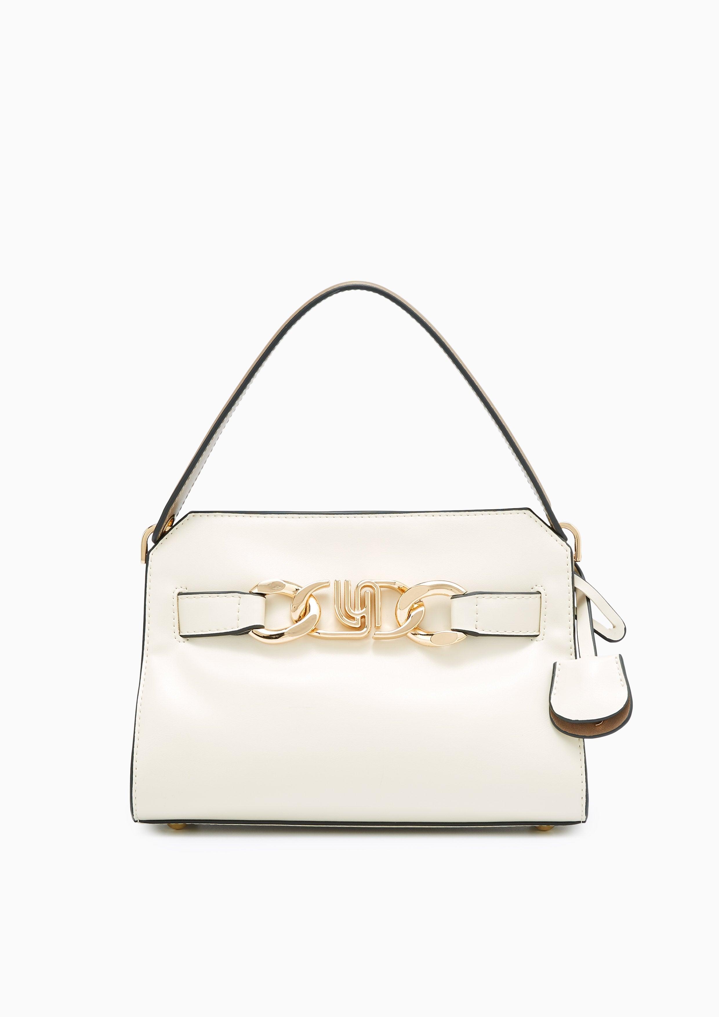 Metal Infinite S Handbag Ivory - Lyn TH