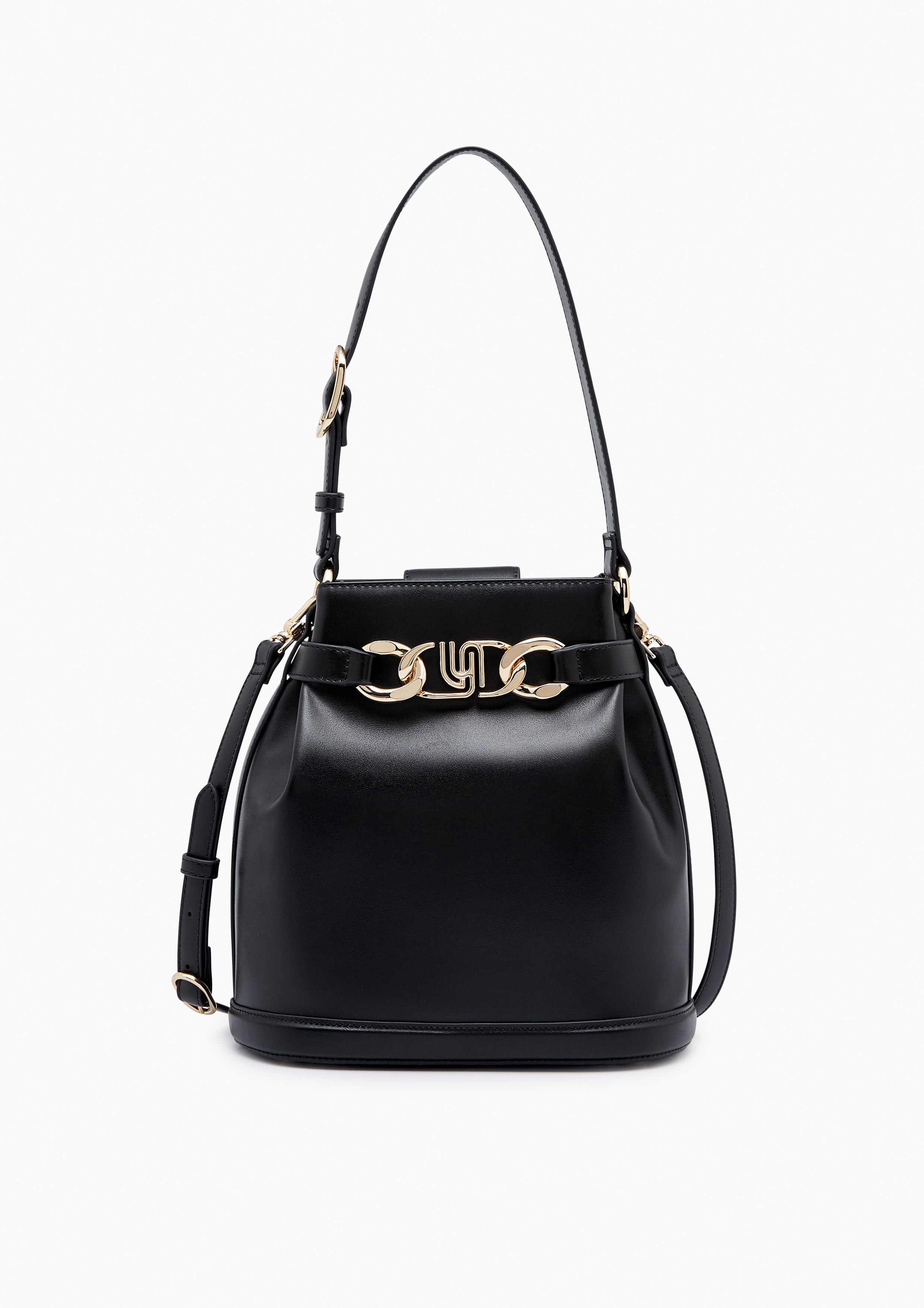 Metal Infinite M Bucket Bag Black - Lyn TH