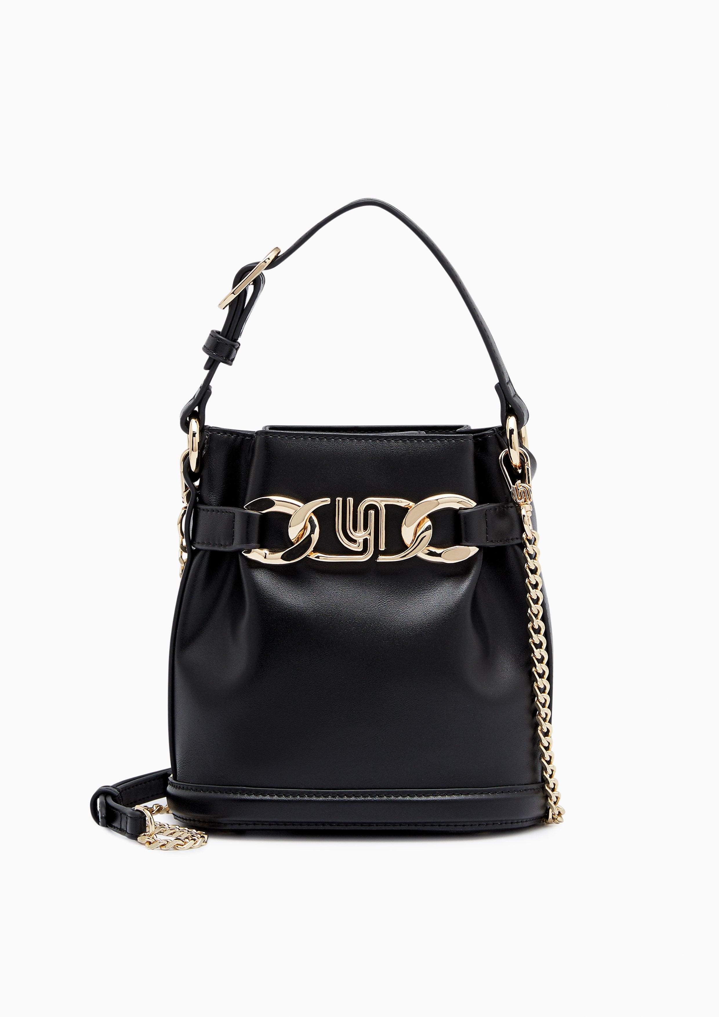 Metal Infinite S Bucket Bag Black - Lyn TH