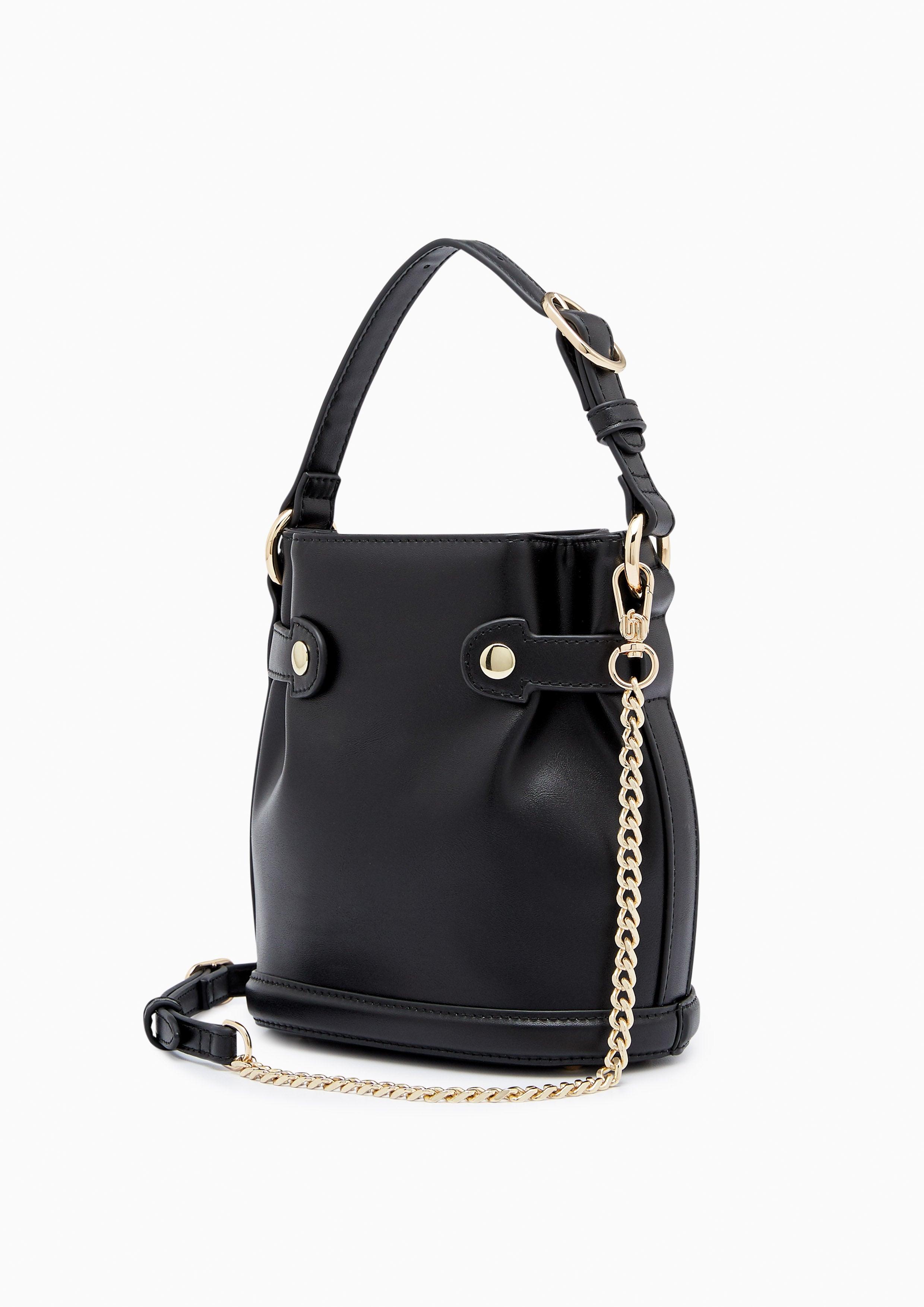 Metal Infinite S Bucket Bag Black - Lyn TH