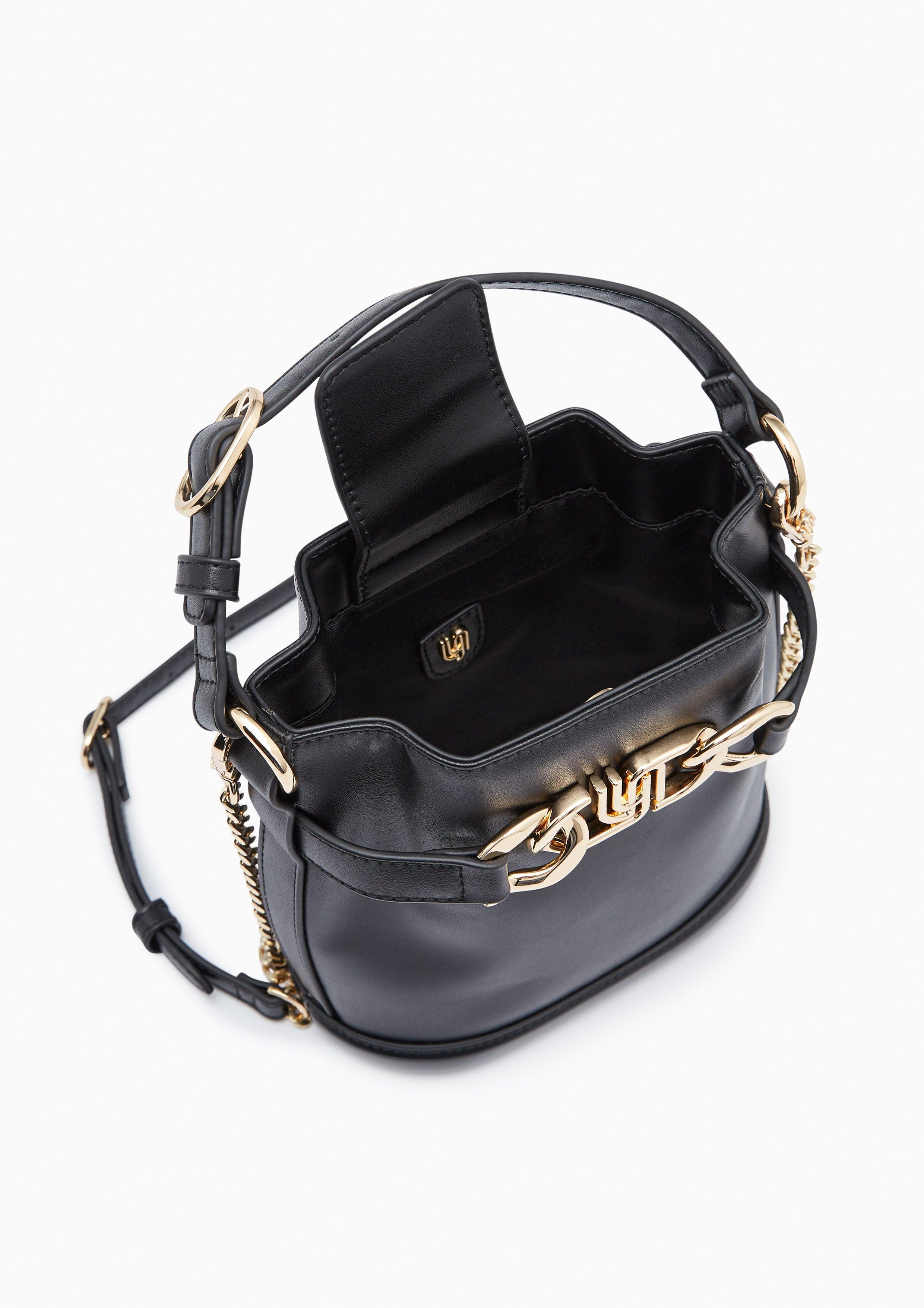 Metal Infinite S Bucket Bag Black - Lyn TH