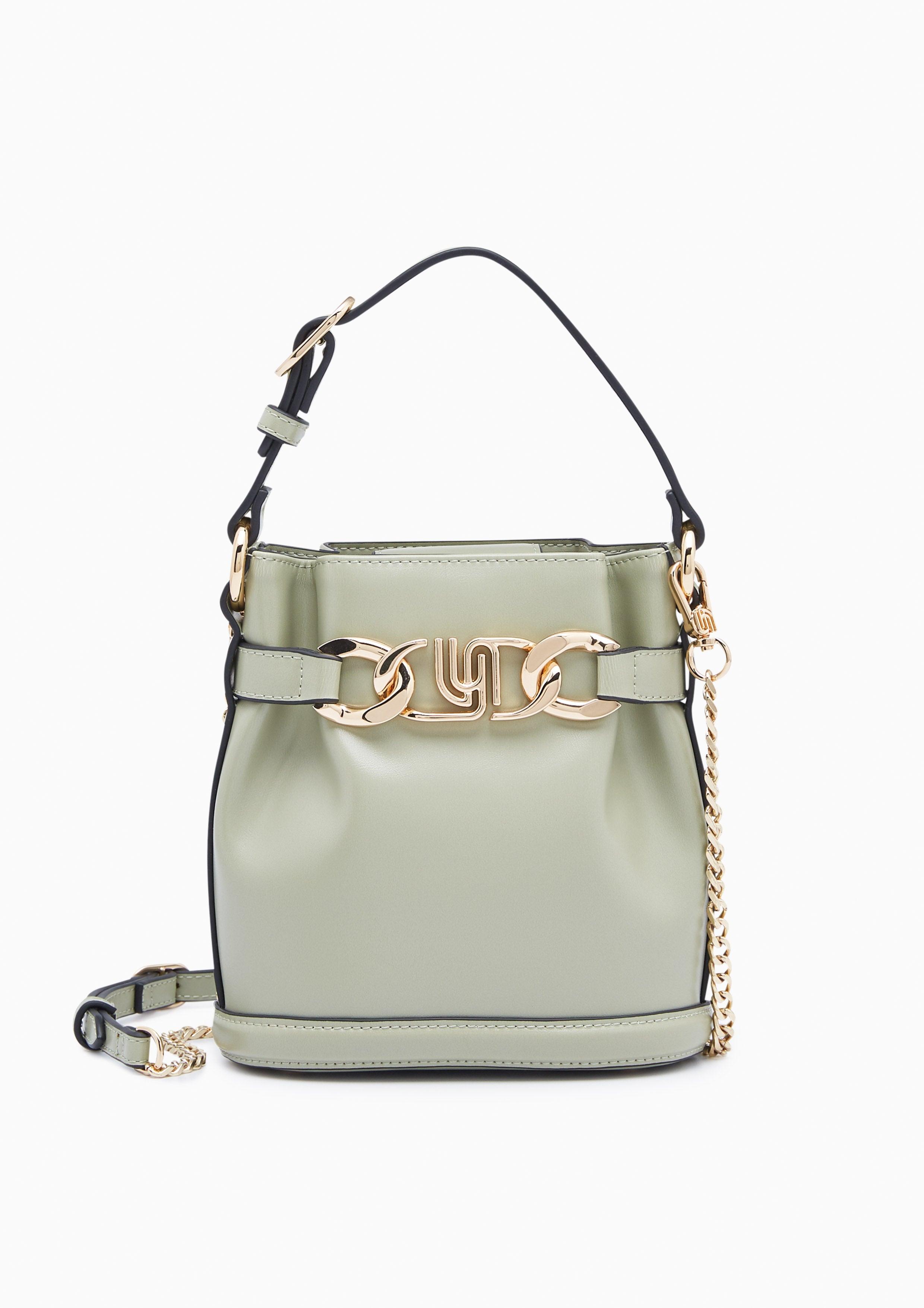 Metal Infinite S Bucket Bag Green - Lyn TH