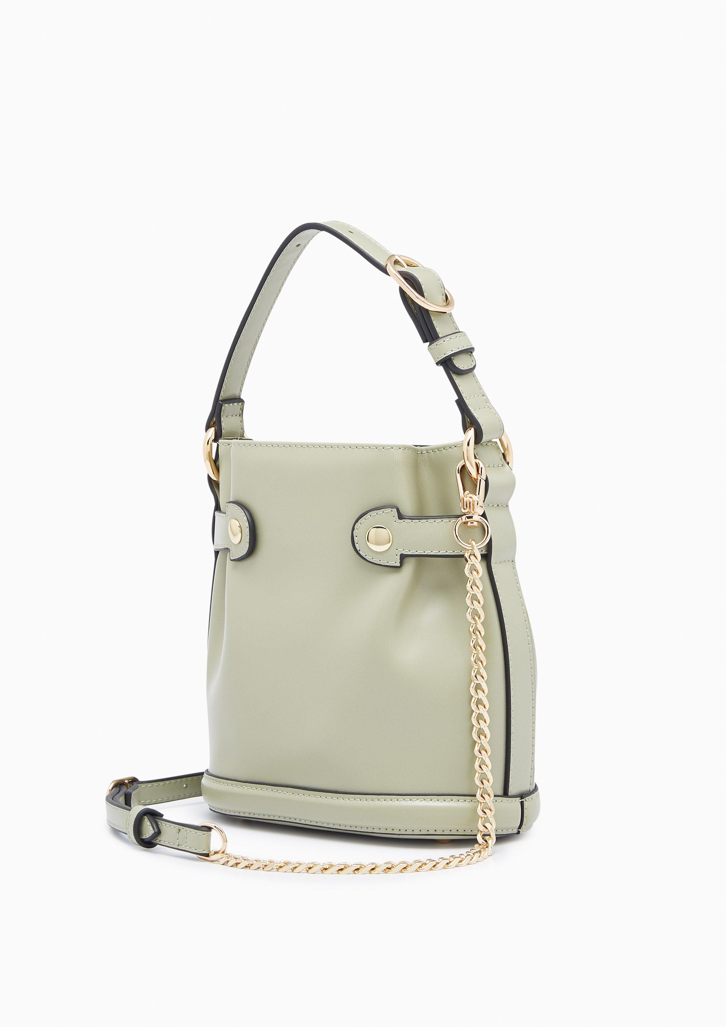 Metal Infinite S Bucket Bag Green - Lyn TH