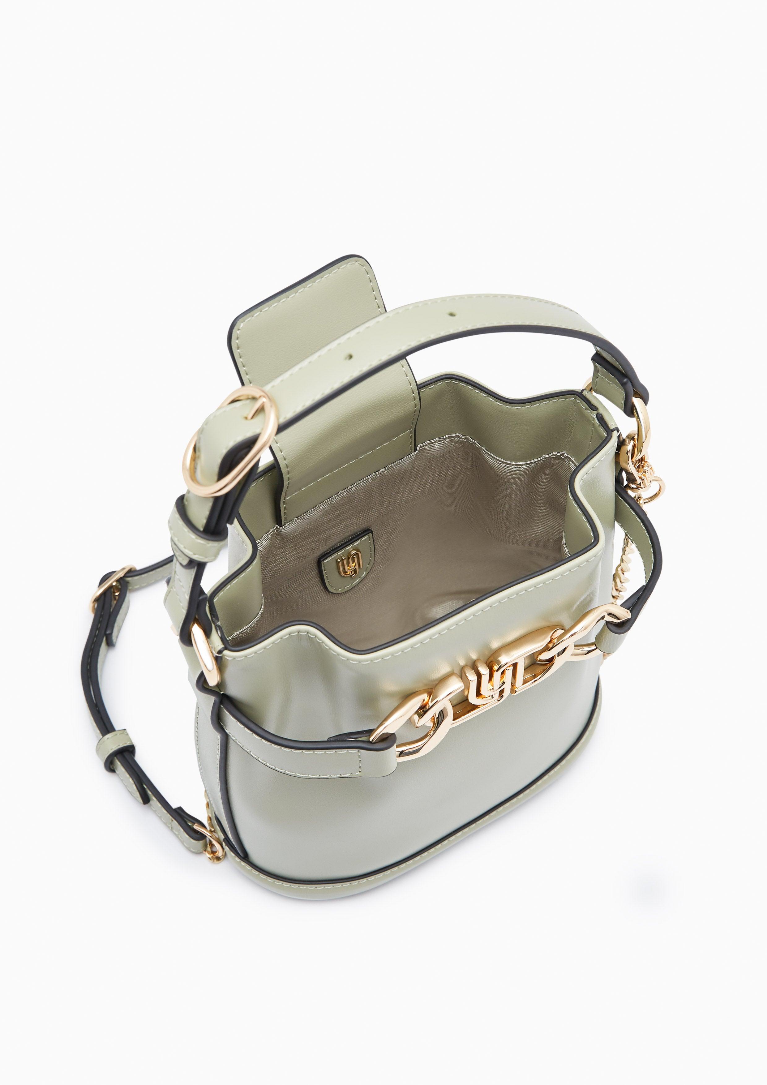 Metal Infinite S Bucket Bag Green - Lyn TH