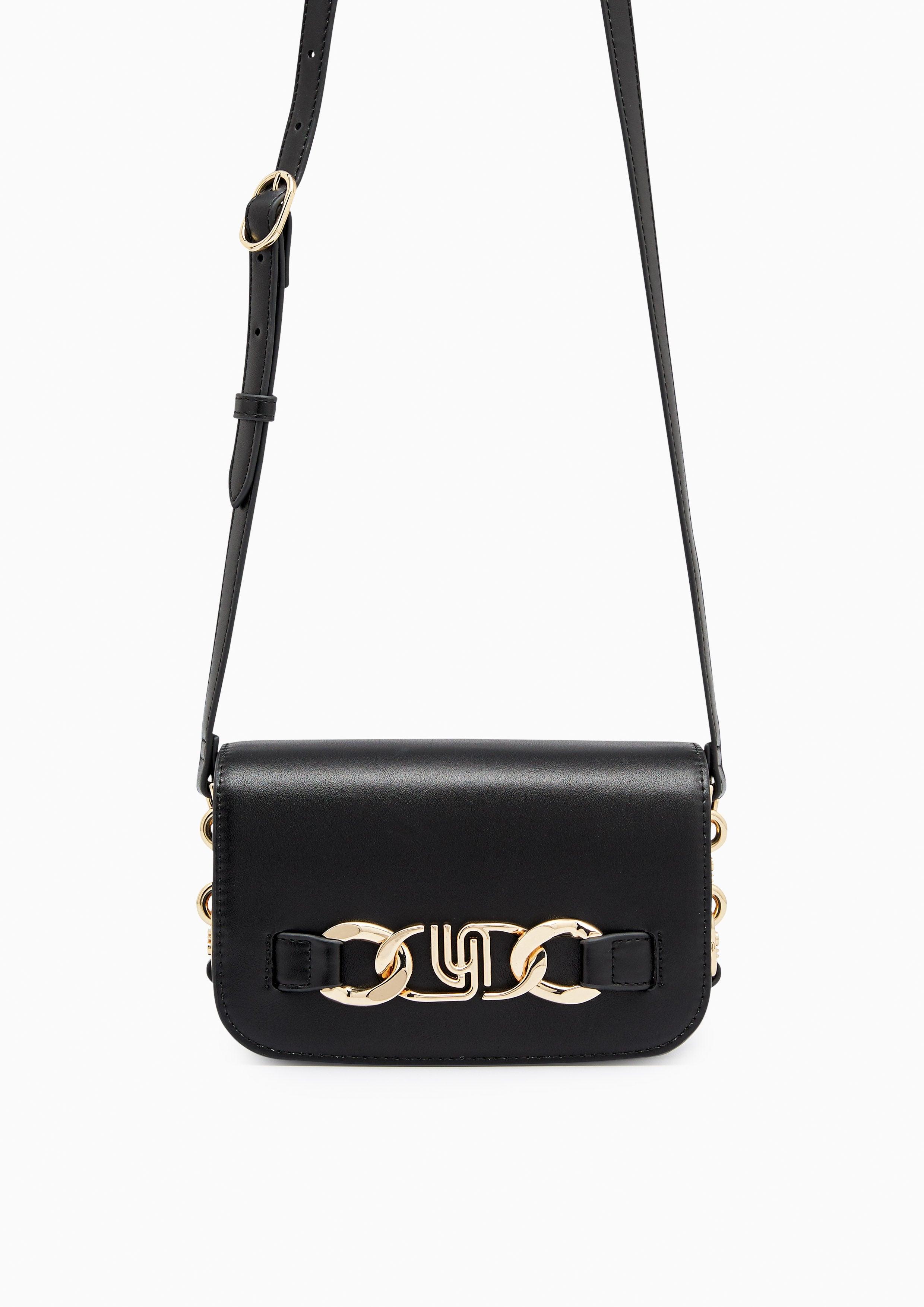 Metal Infinite S Crossbody Bag Black - Lyn TH