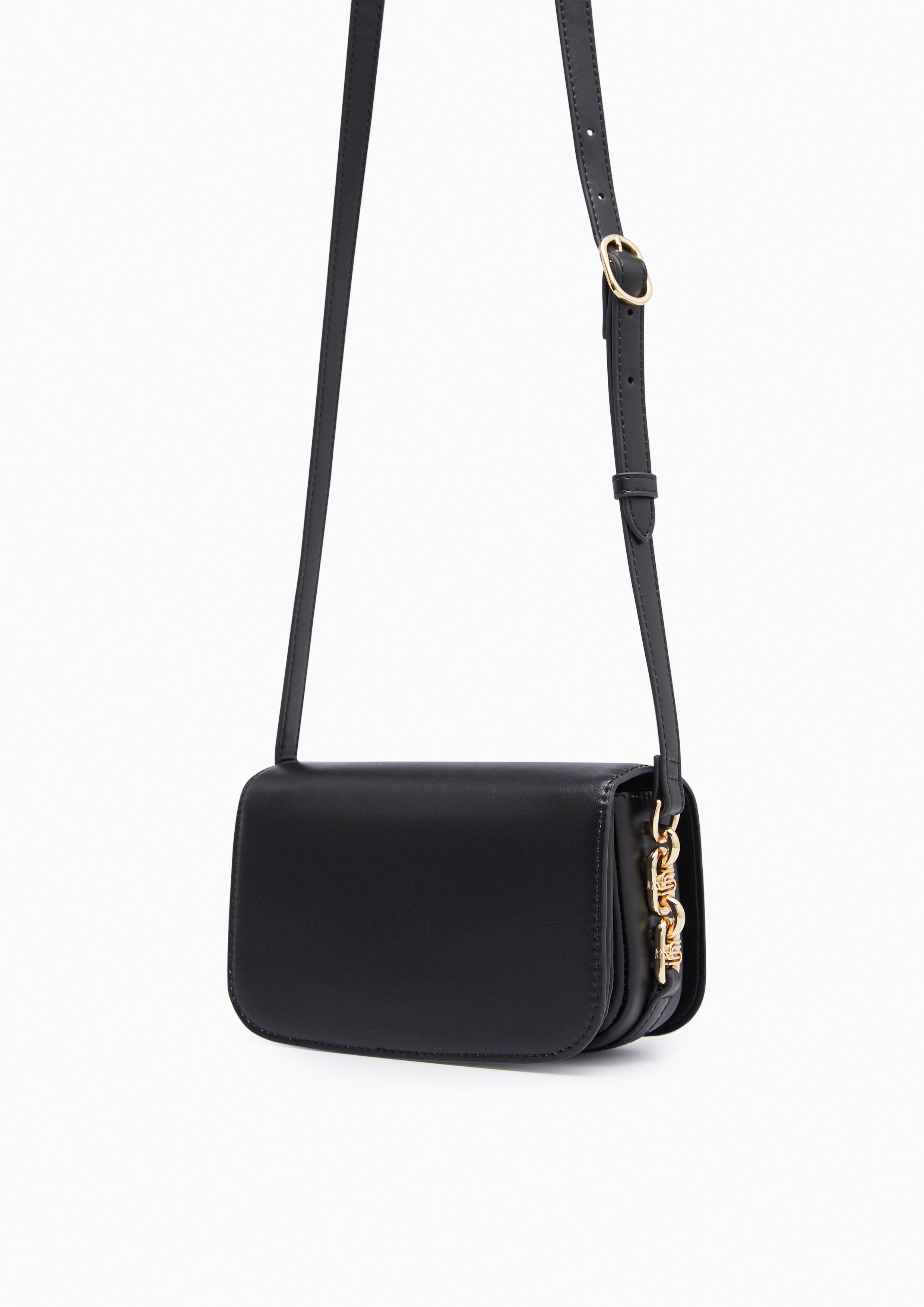 Metal Infinite S Crossbody Bag Black - Lyn TH