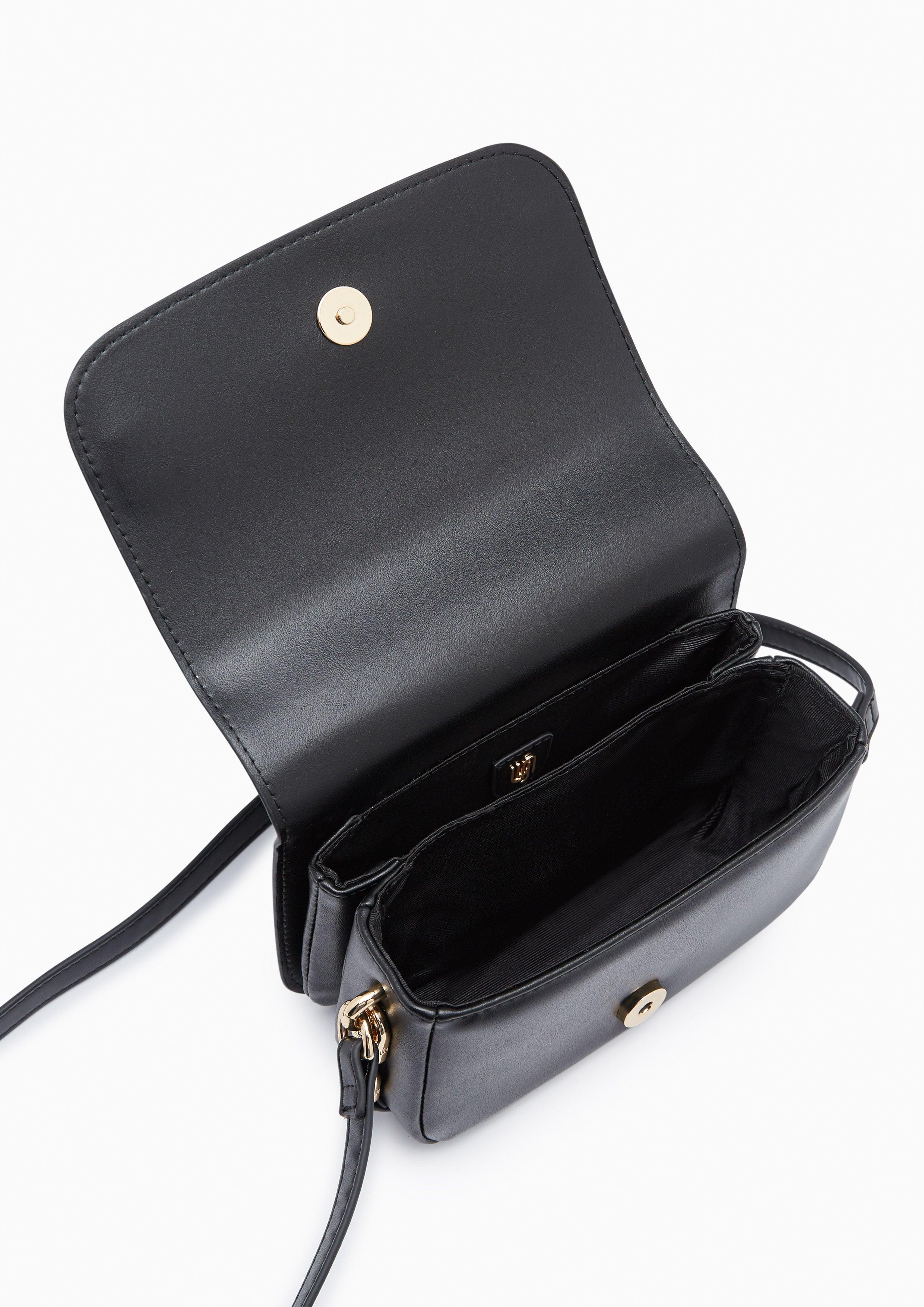 Metal Infinite S Crossbody Bag Black - Lyn TH