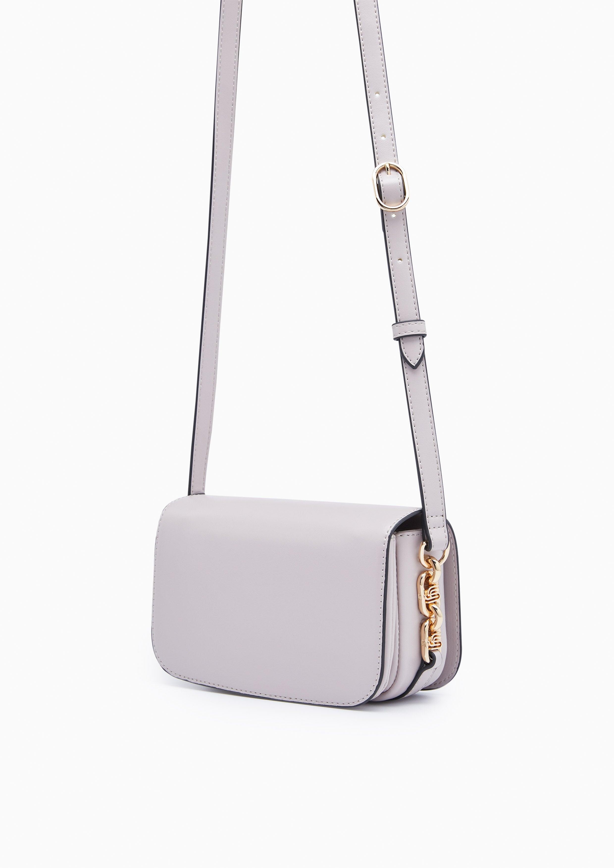 Metal Infinite S Crossbody Bag Taupe - Lyn TH