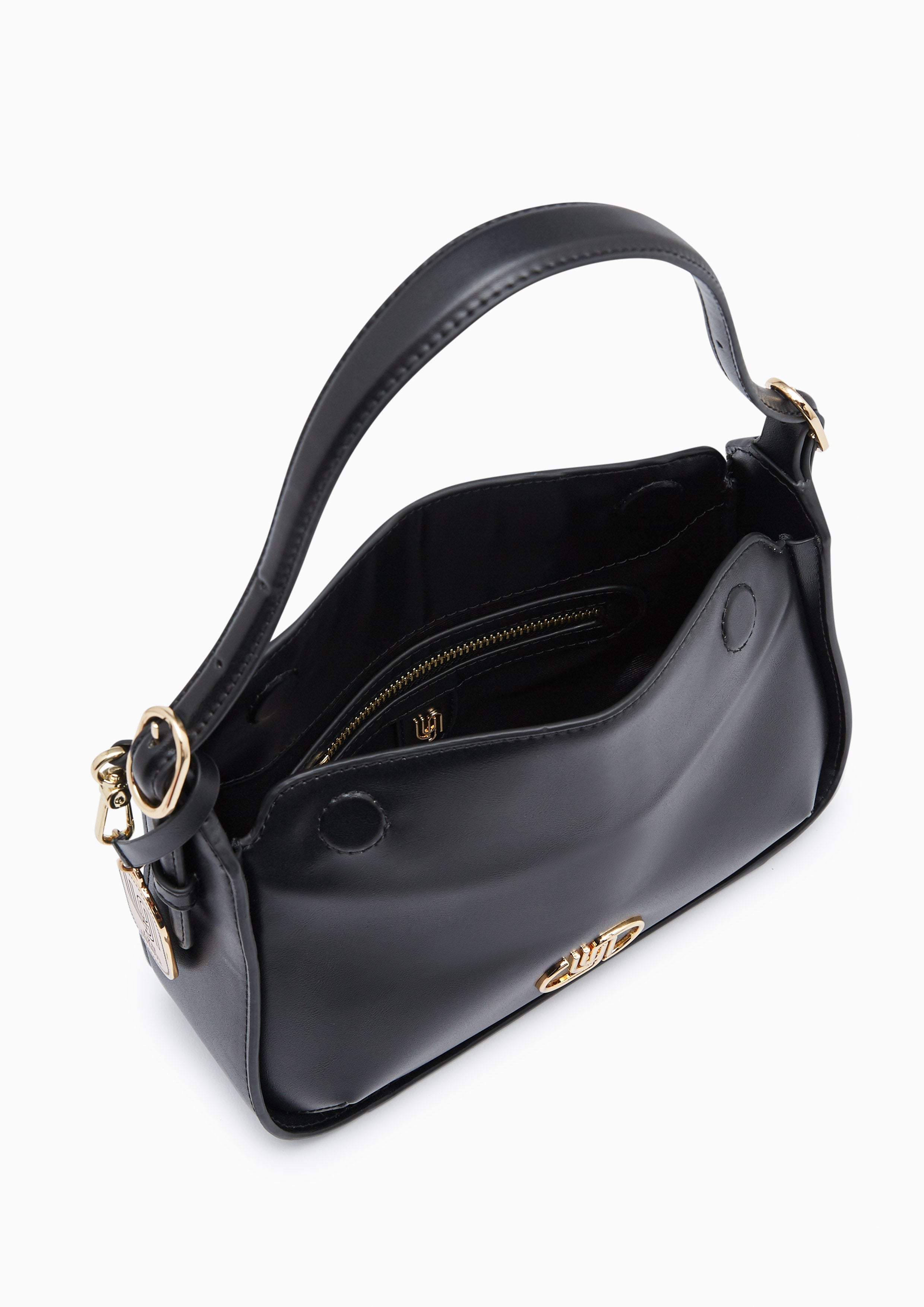 Mintage Plain Inf M Shoulder Bag Black - Lyn TH