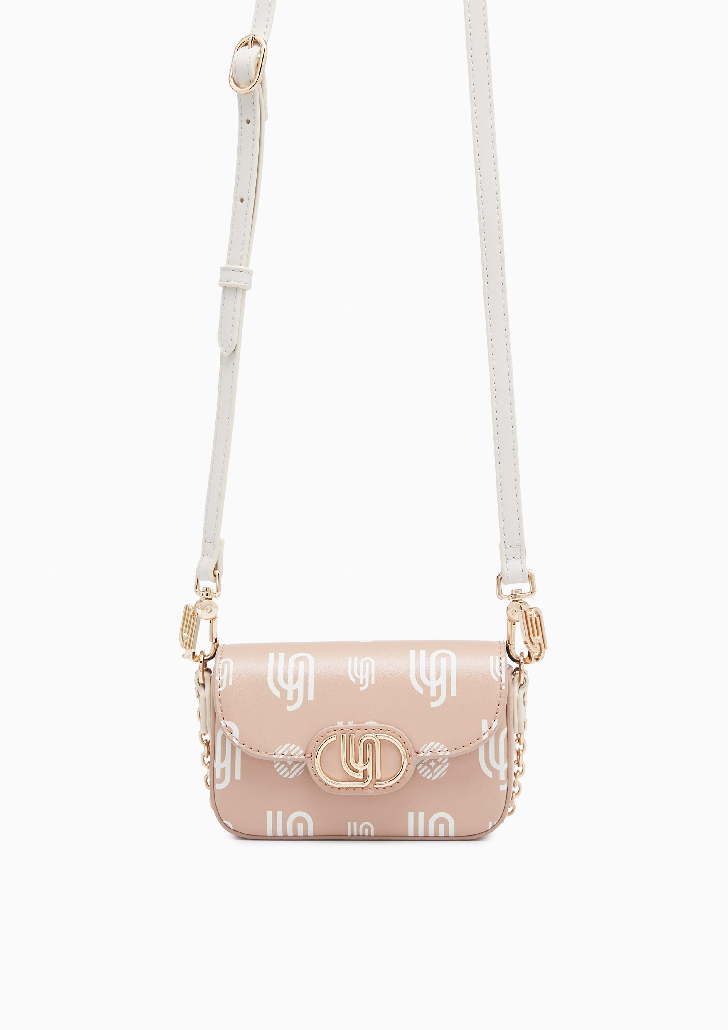 Mintage Print Inf XS Crossbody Bag Beige - Lyn TH