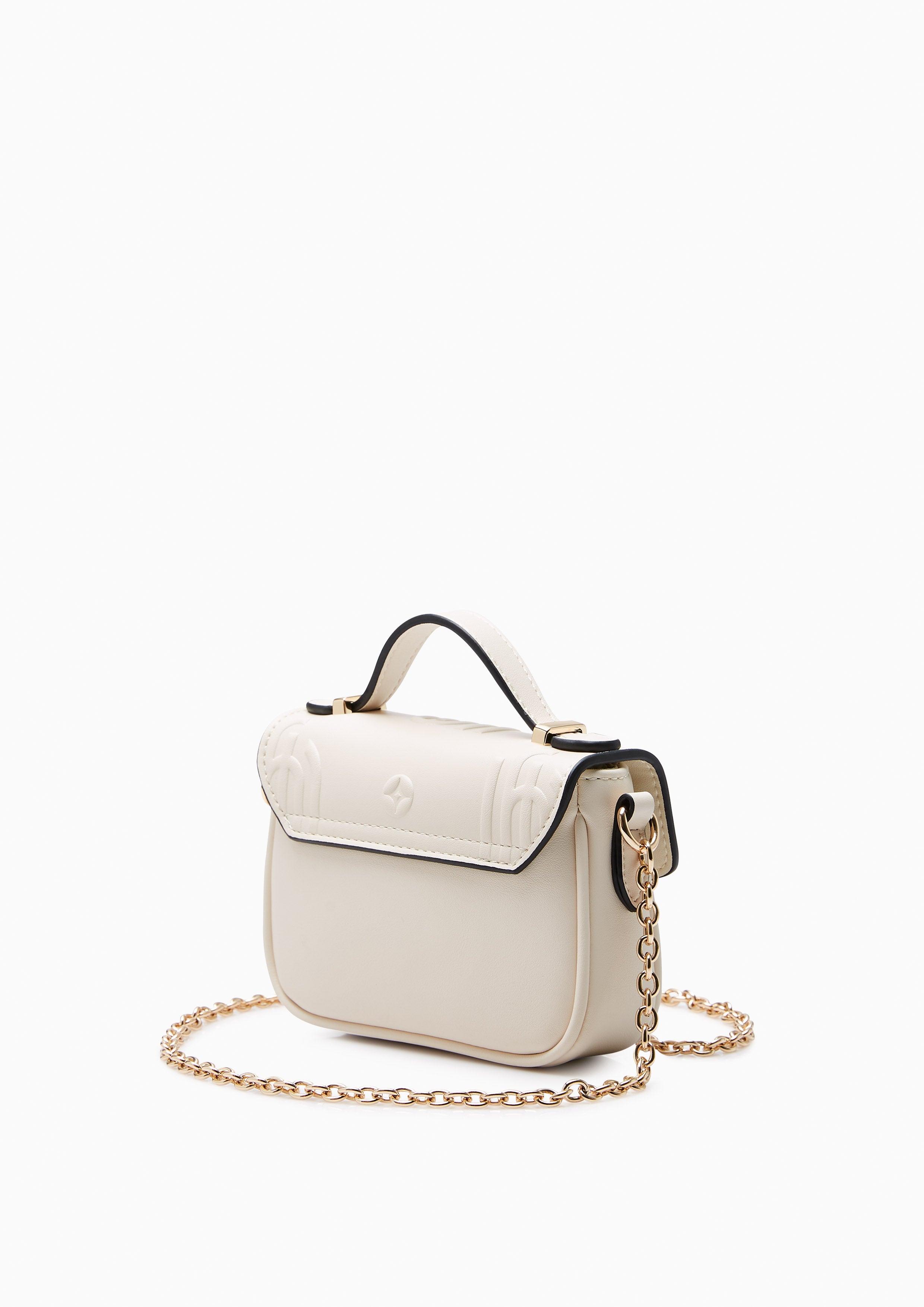 Leah Infinite Mini Crossbody Bag Beige - Lyn TH