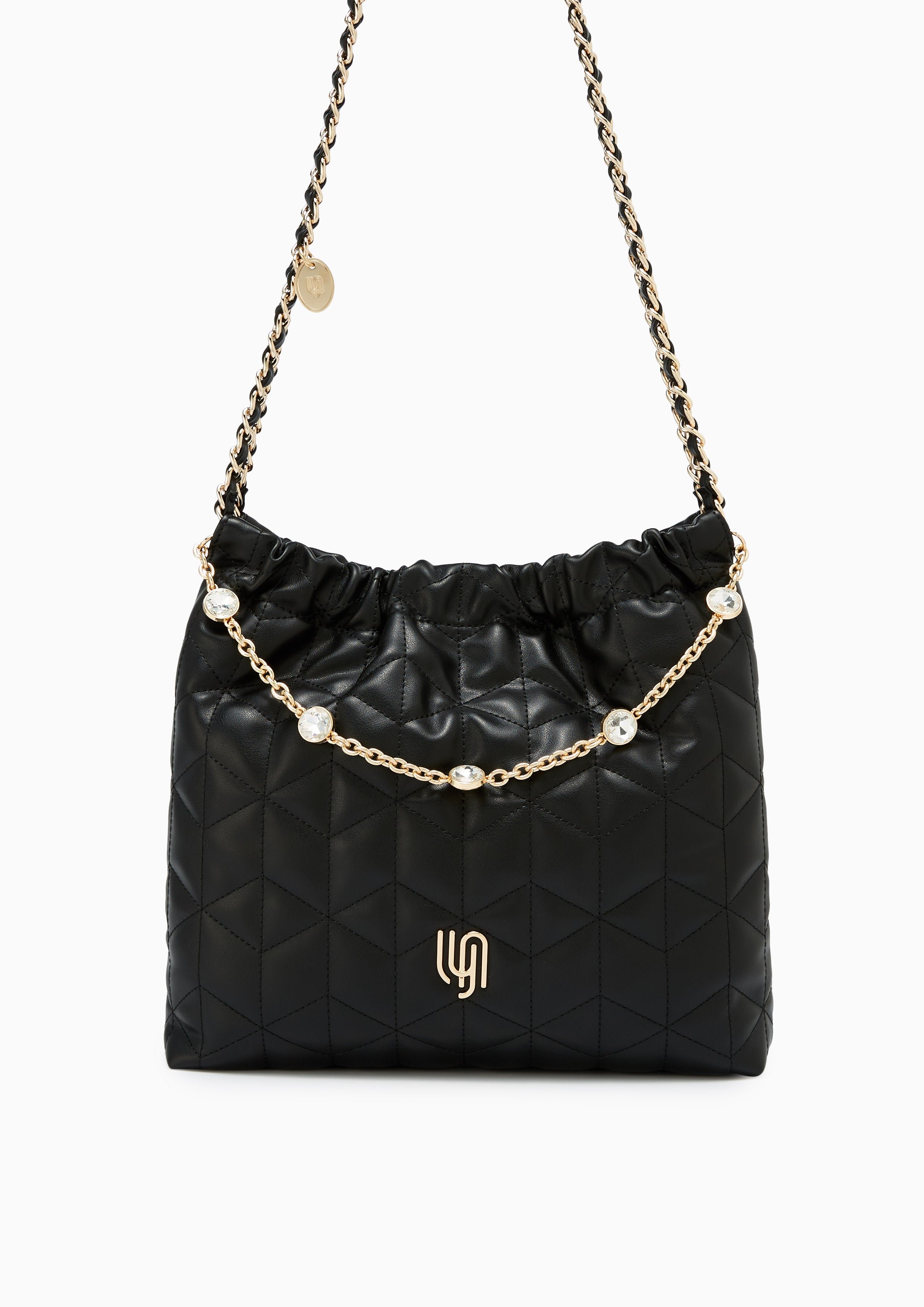 Monet Party Infinite L Shoulder Bag Black