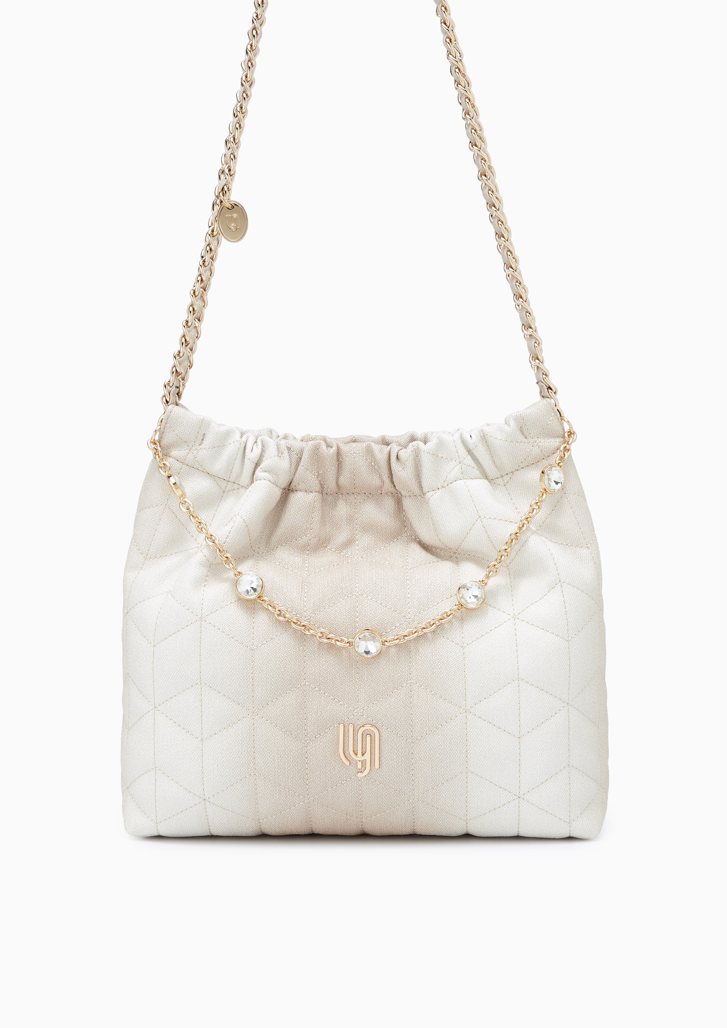 Monet Party Infinite L Shoulder Bag White