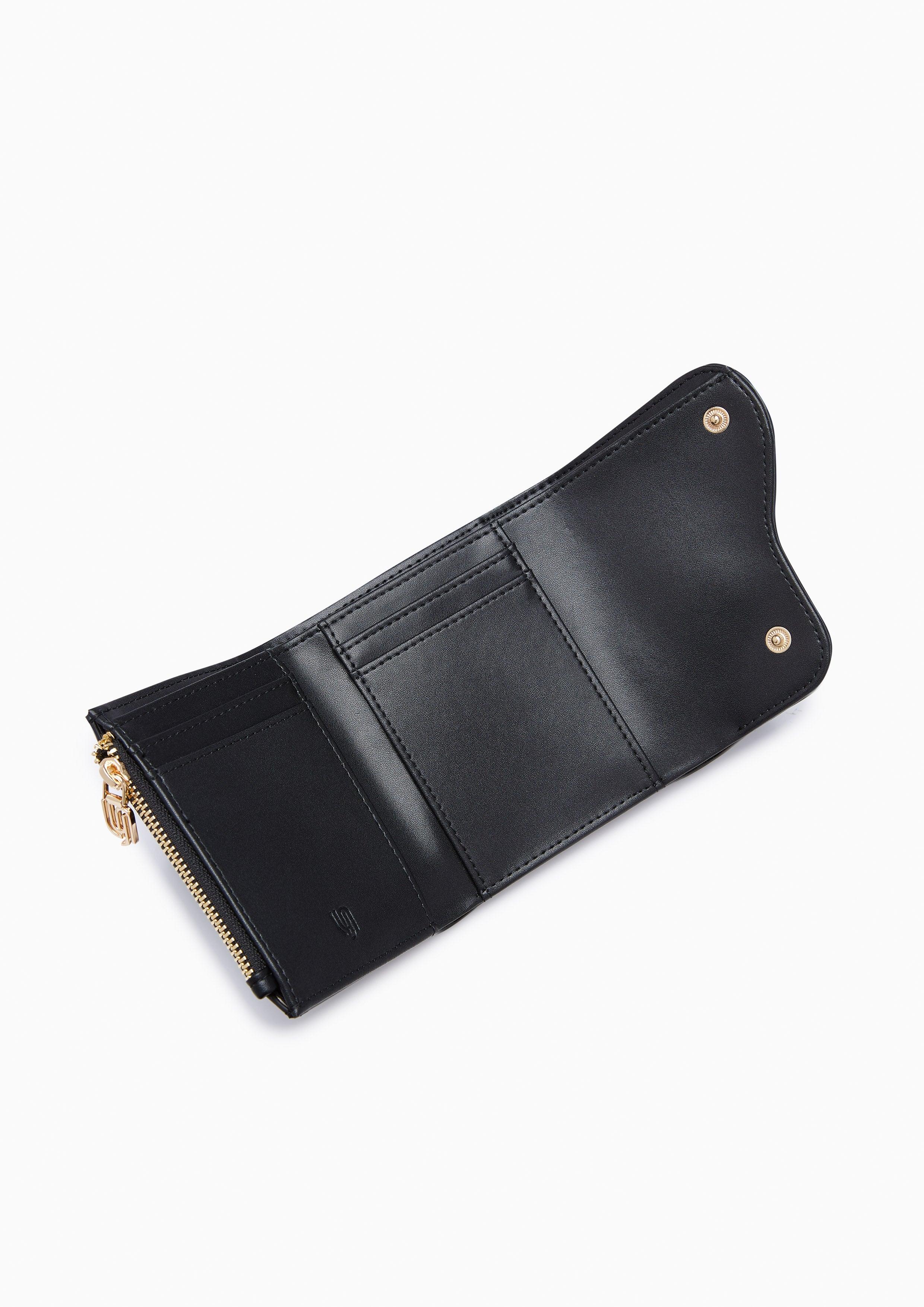 Zelda Infinite Short Wallet Black - Lyn TH