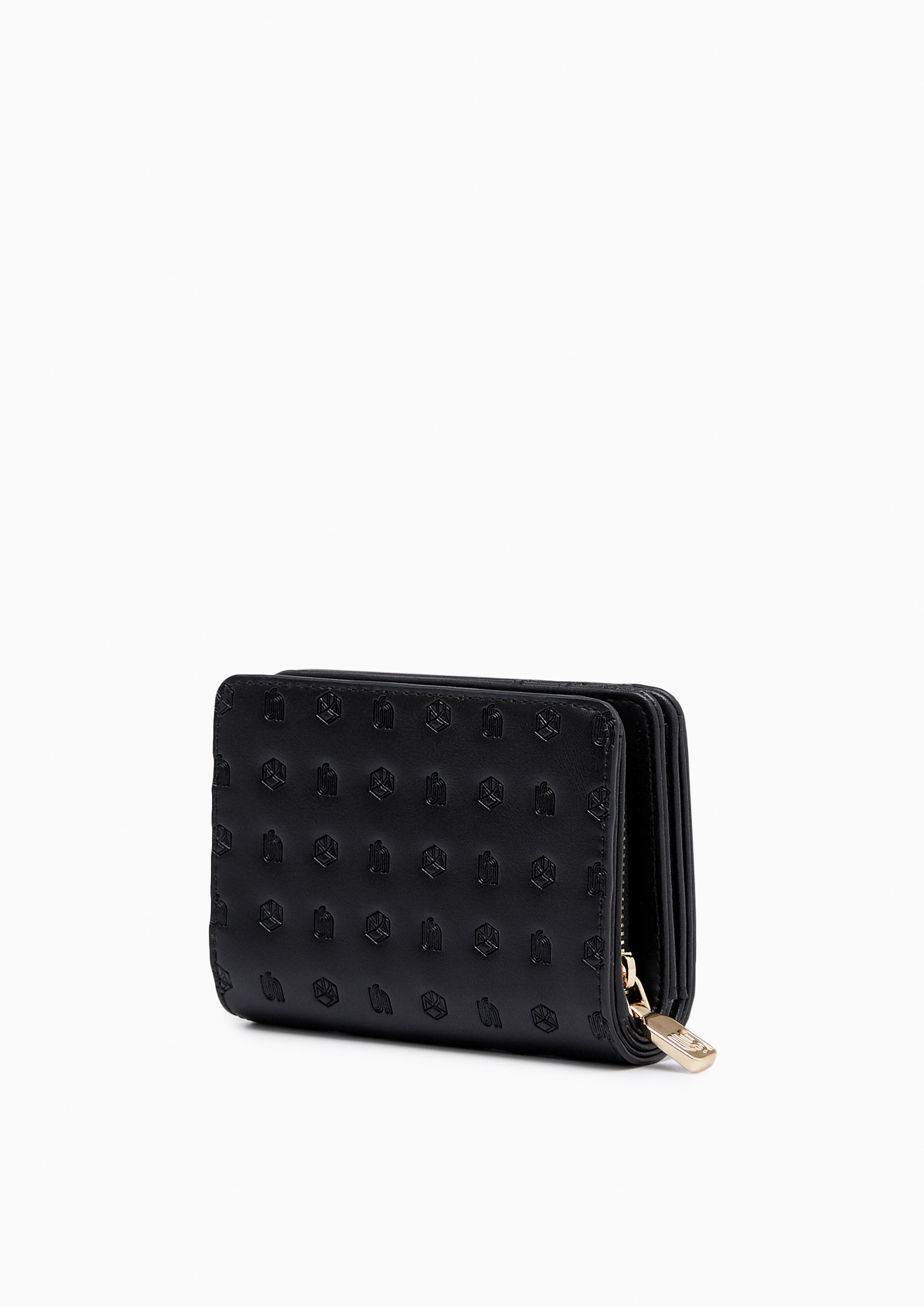 Mintage Inf Short Short Wallet Black - Lyn TH