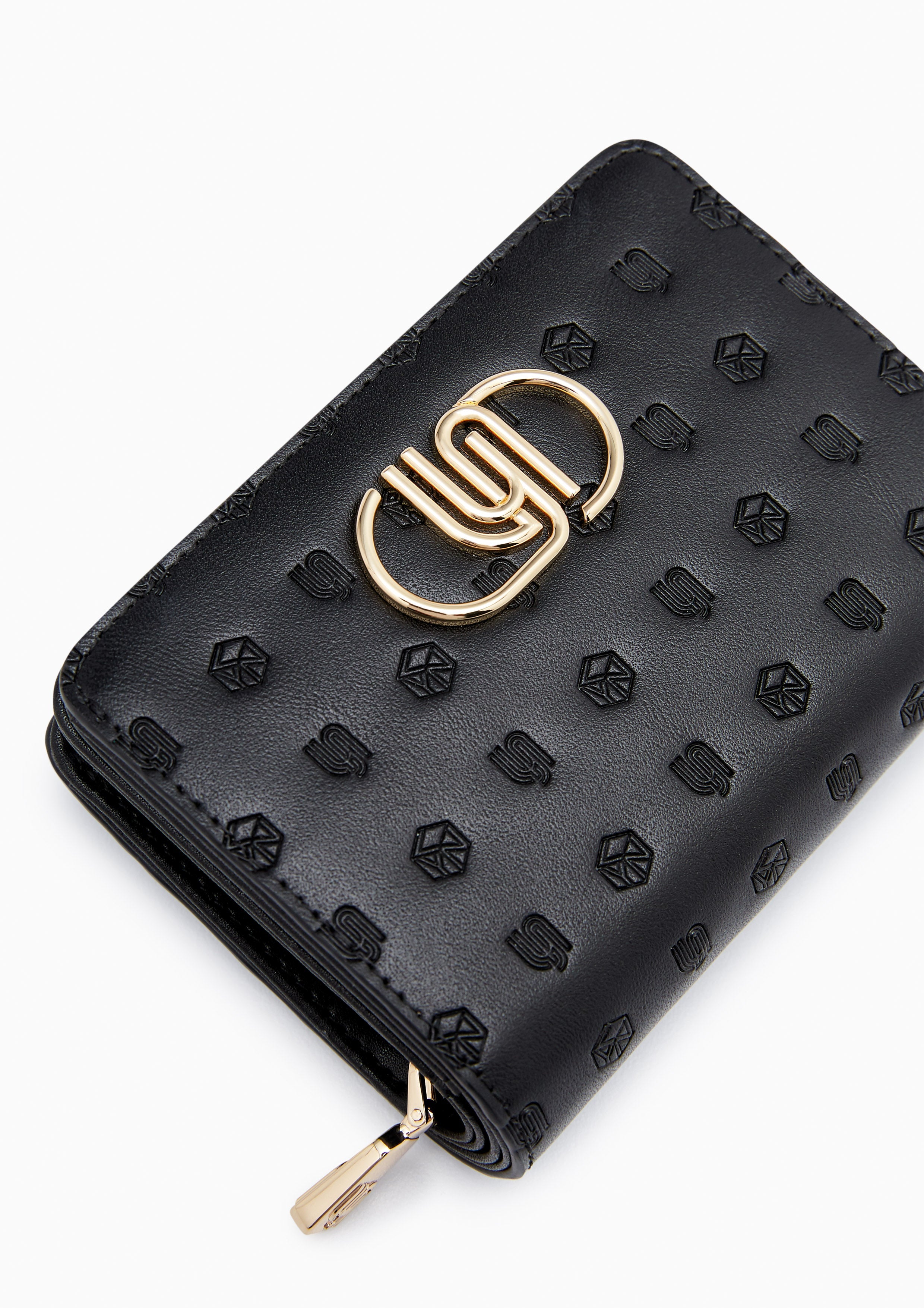 Mintage Inf Short Short Wallet Black - Lyn TH