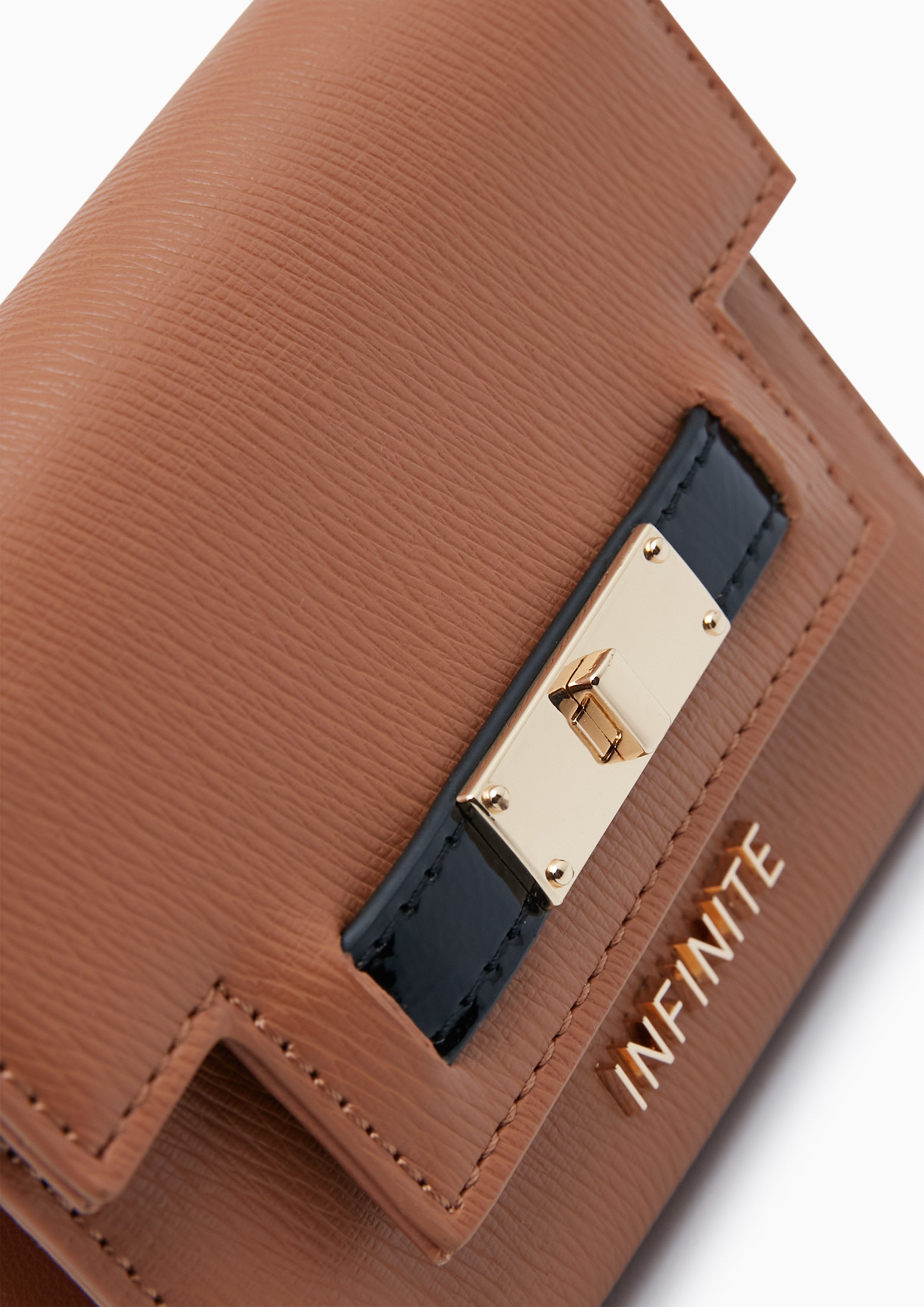 Tilda Infinite Short Wallet Brown - Lyn TH