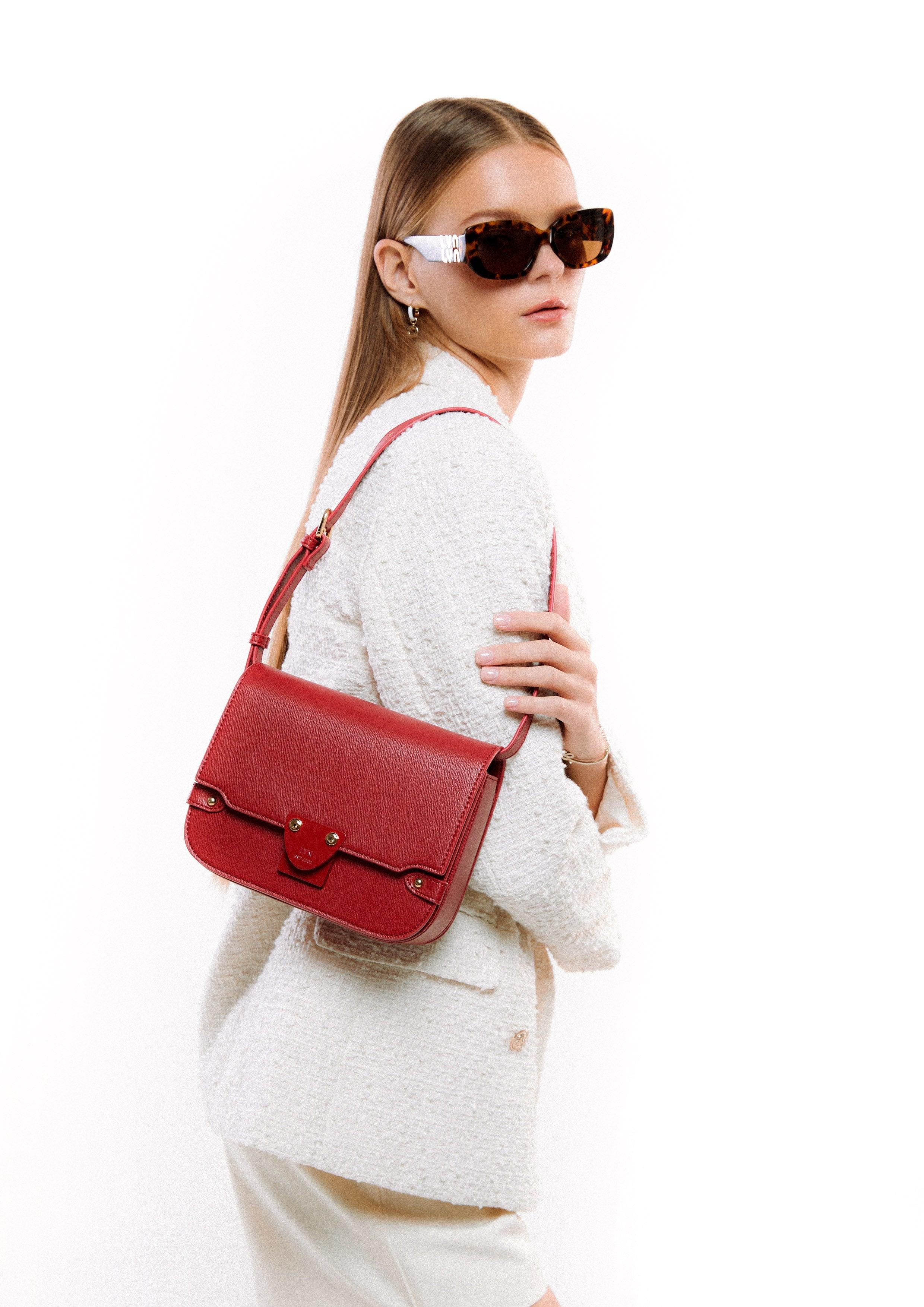 Amis Shoulder Bag Red - Lyn TH