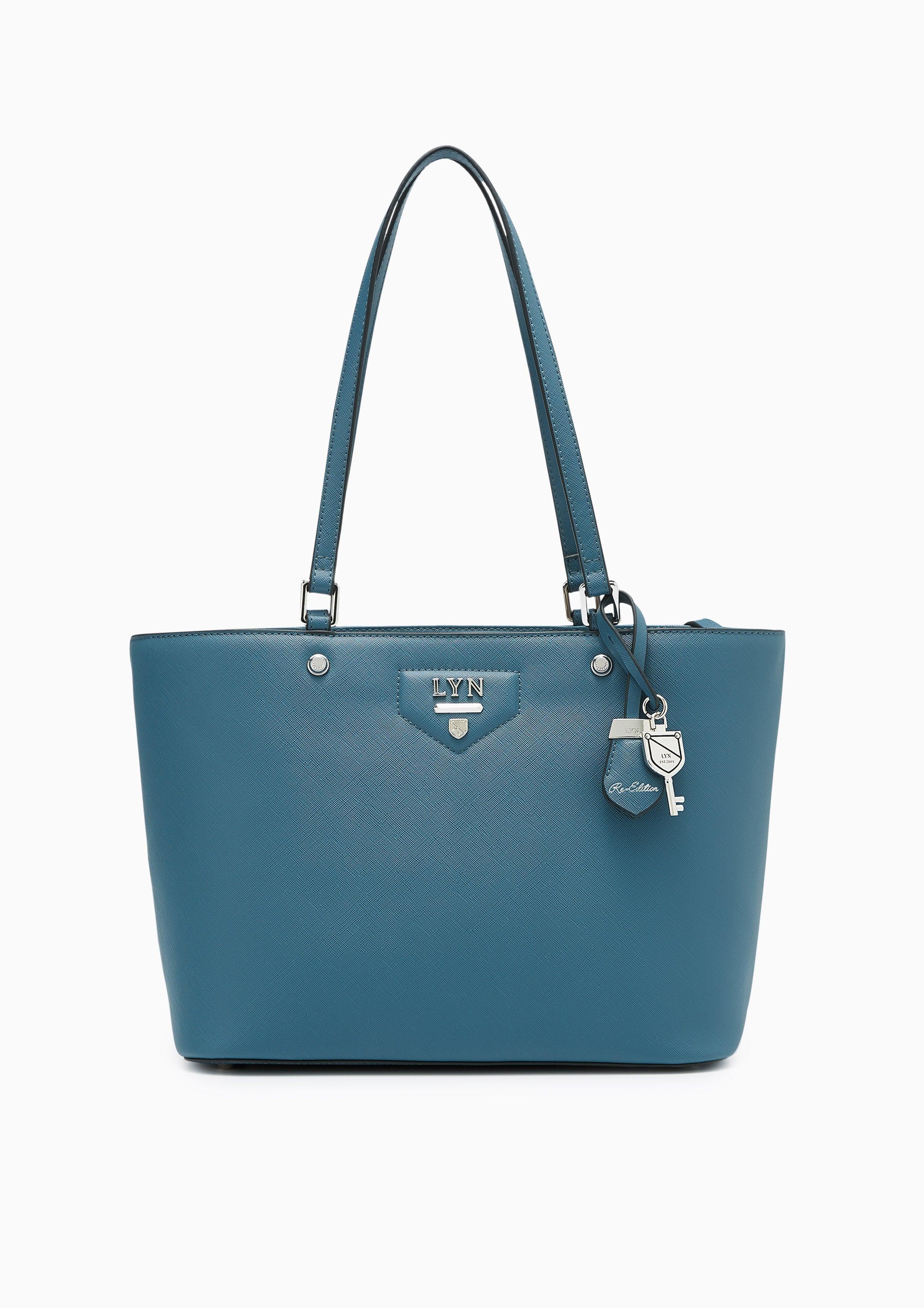 Carina Re-Edition L Tote Bag Dark Blue - Lyn TH