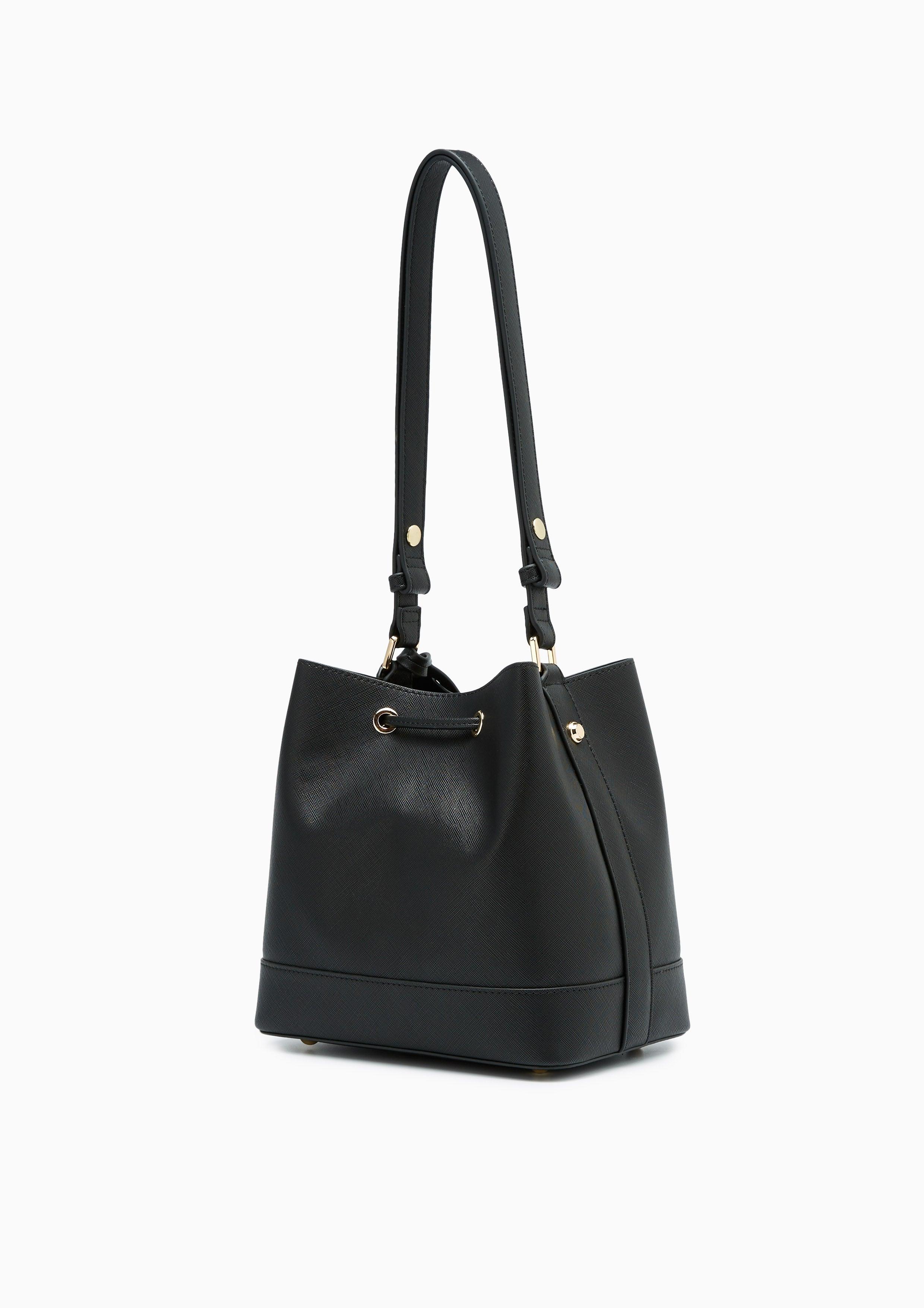 Carina Re-Edition M Bucket Bag Black - Lyn TH