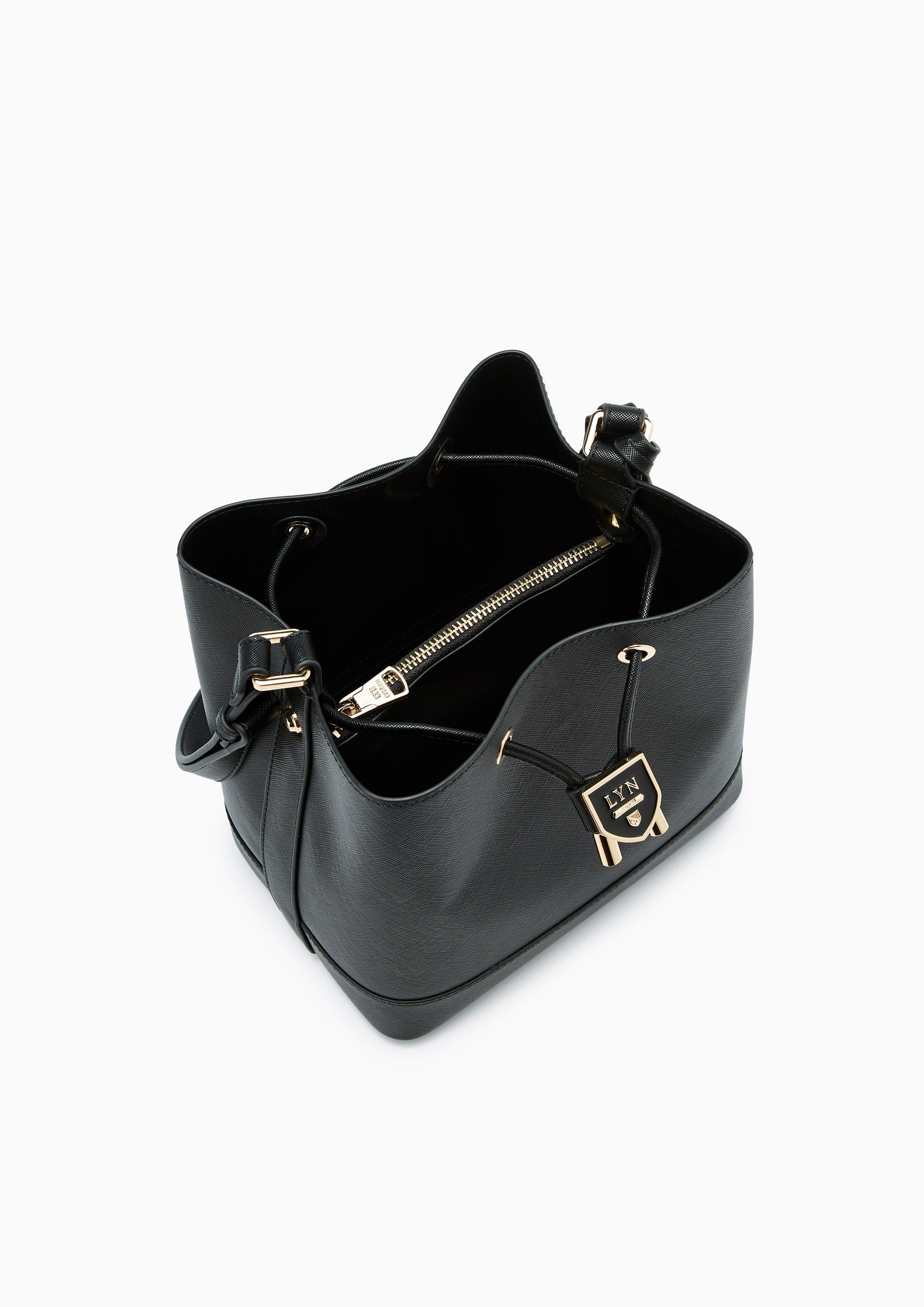 Carina Re-Edition M Bucket Bag Black - Lyn TH