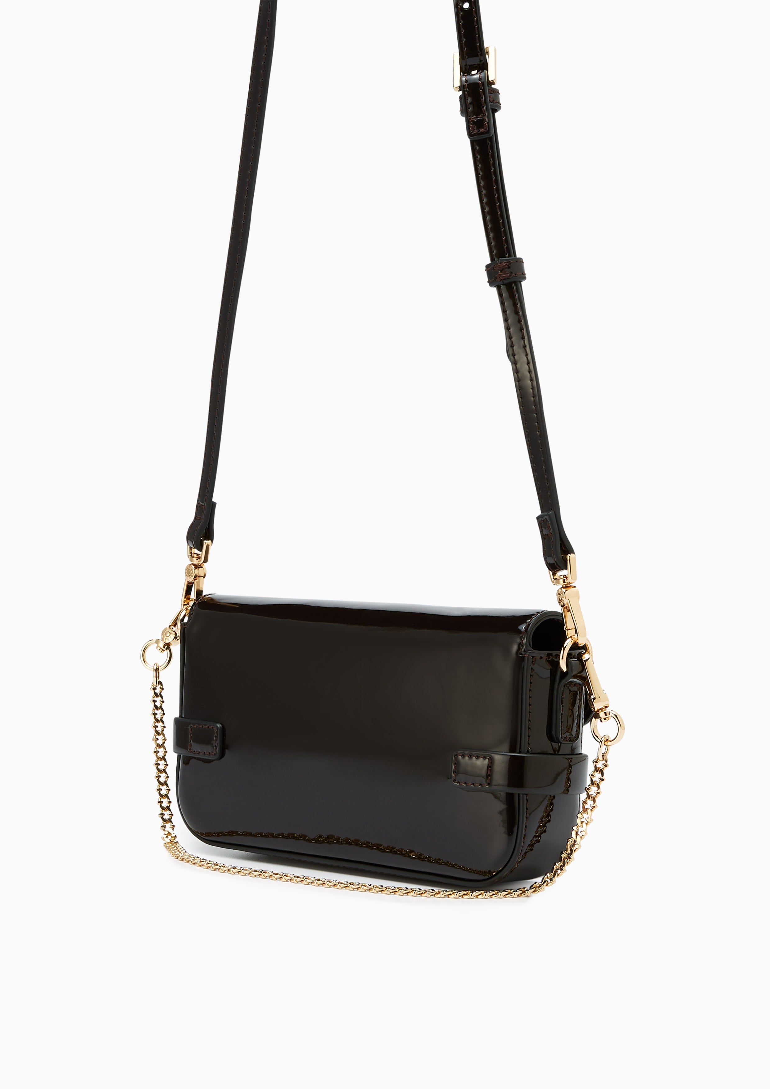 Fineness Karat Mini Crossbody Bag Dark Brown - Lyn TH