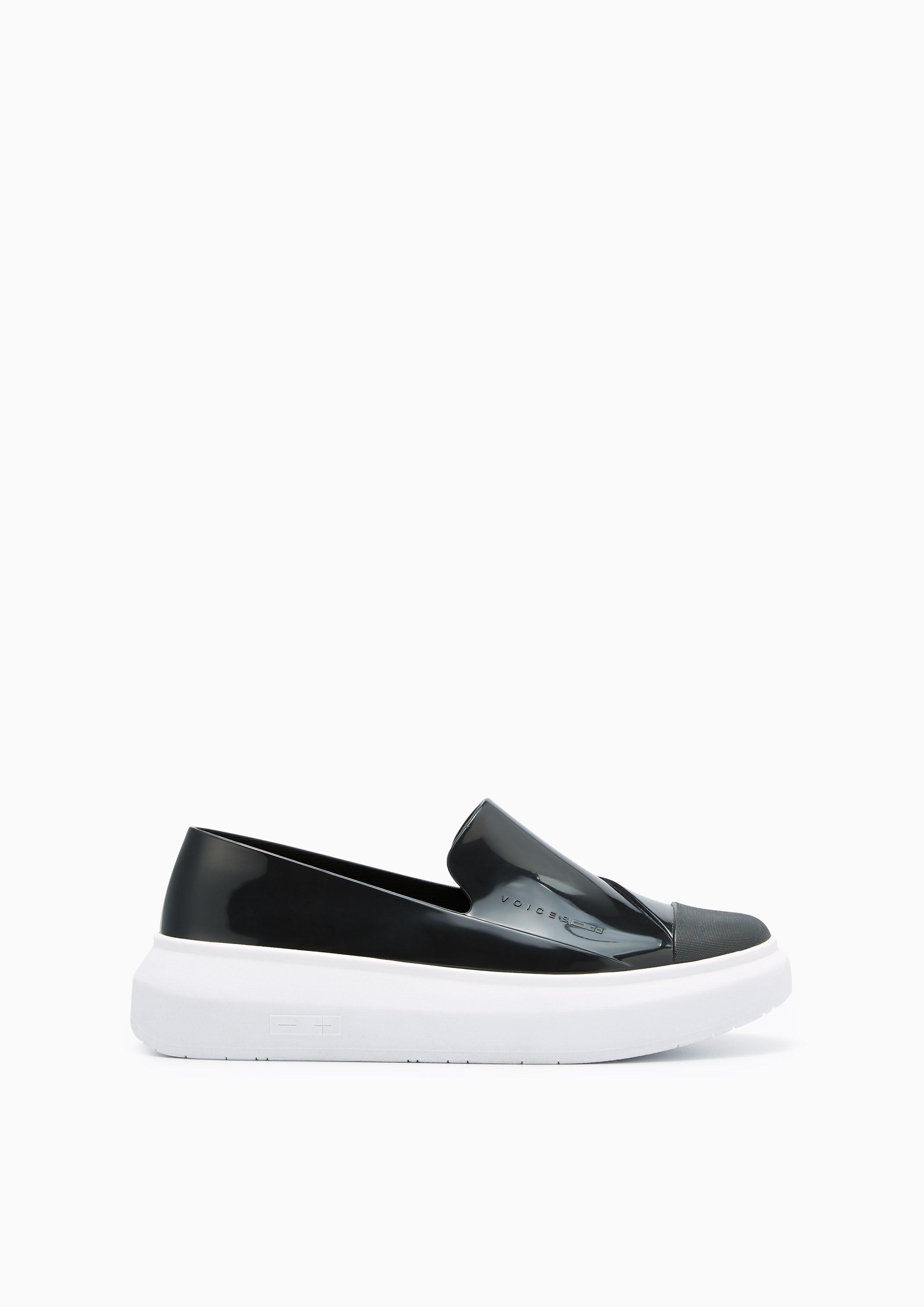 Bubble Gum Platform Loafers Black - Lyn TH