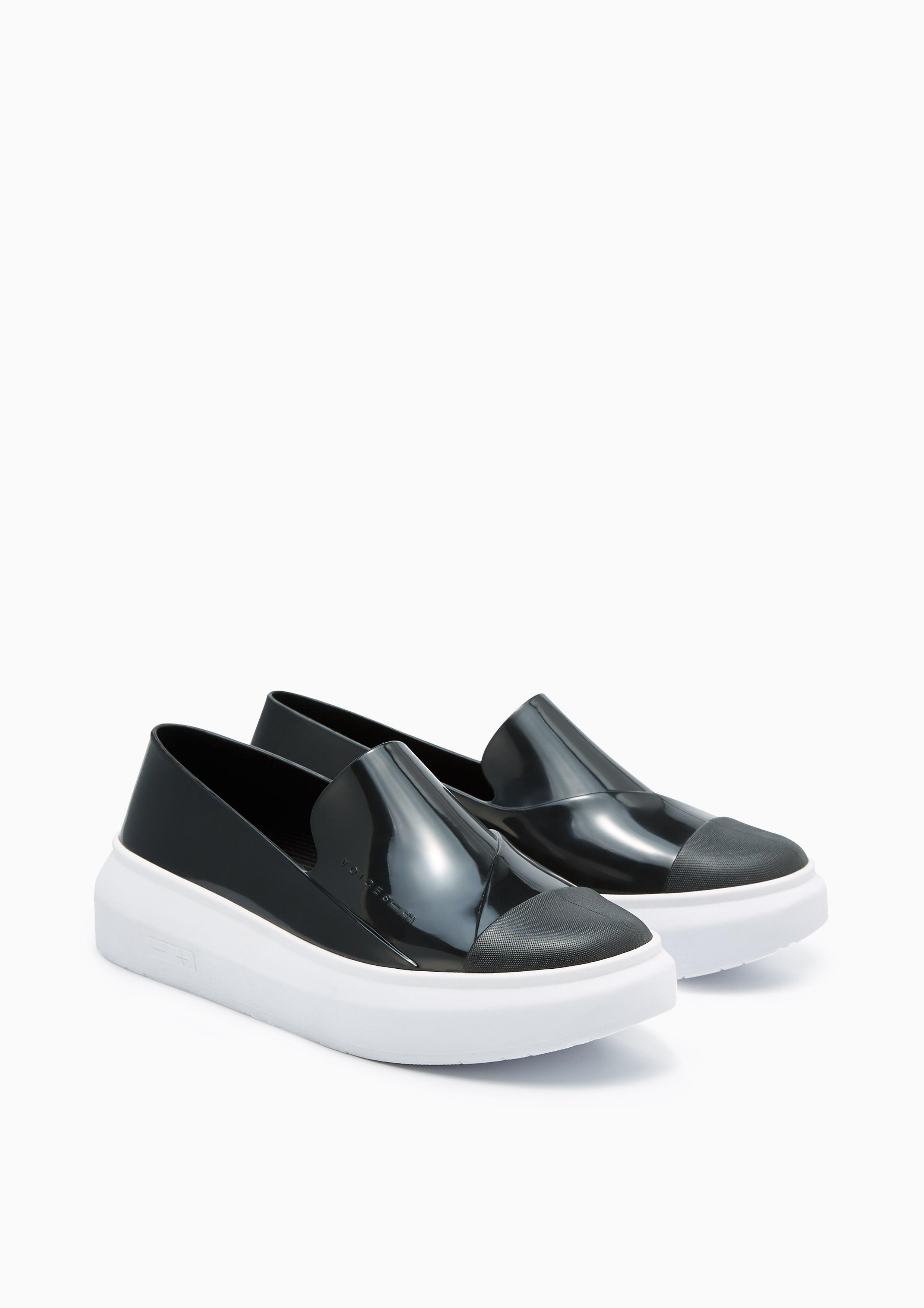 Bubble Gum Platform Loafers Black - Lyn TH